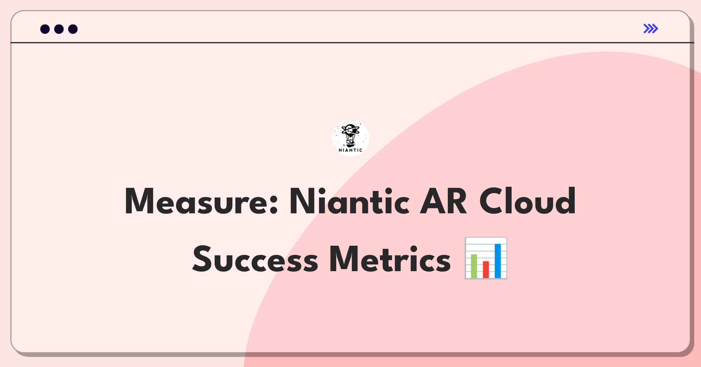 Product Management Analytics Question: Defining success metrics for Niantic's AR Cloud platform