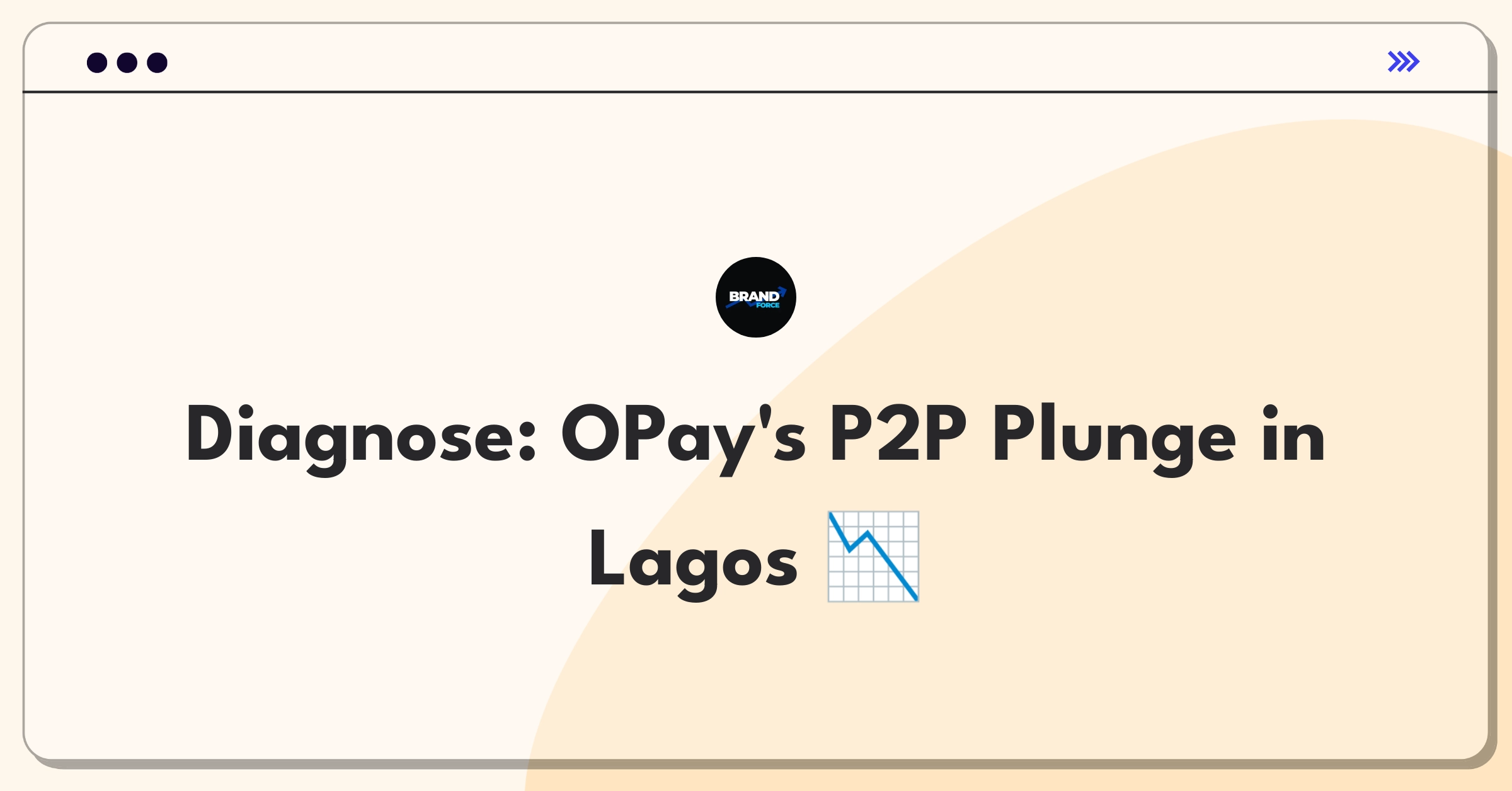 Product Management Root Cause Analysis Question: Investigating OPay's sudden P2P transfer decline in Lagos