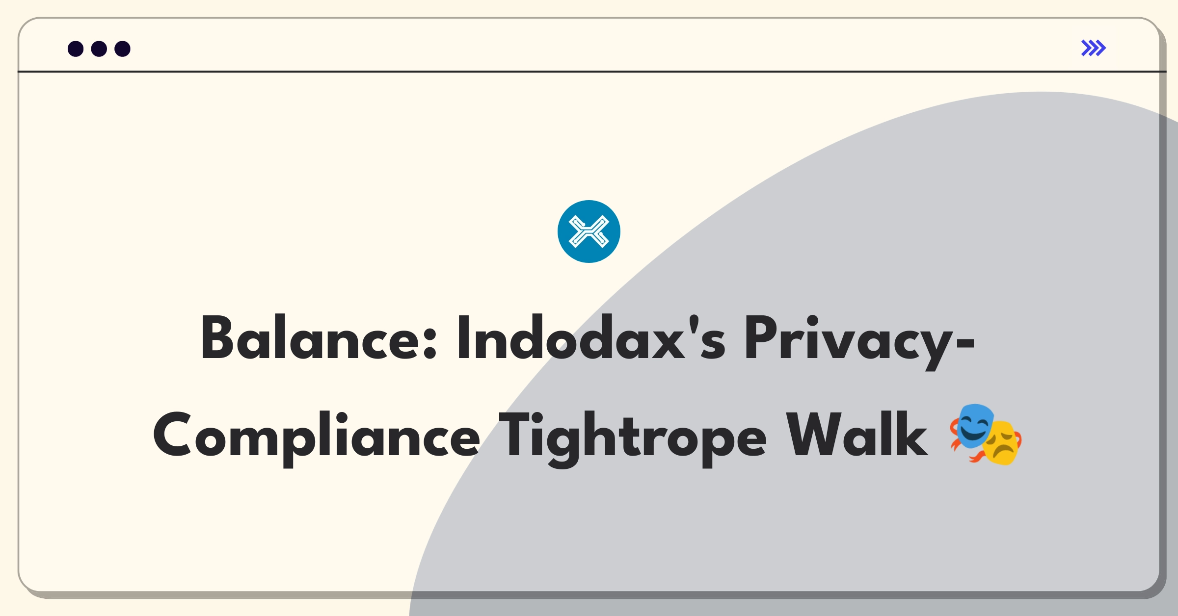 Product Management Trade-off Question: Balancing user privacy and regulatory compliance for a cryptocurrency exchange