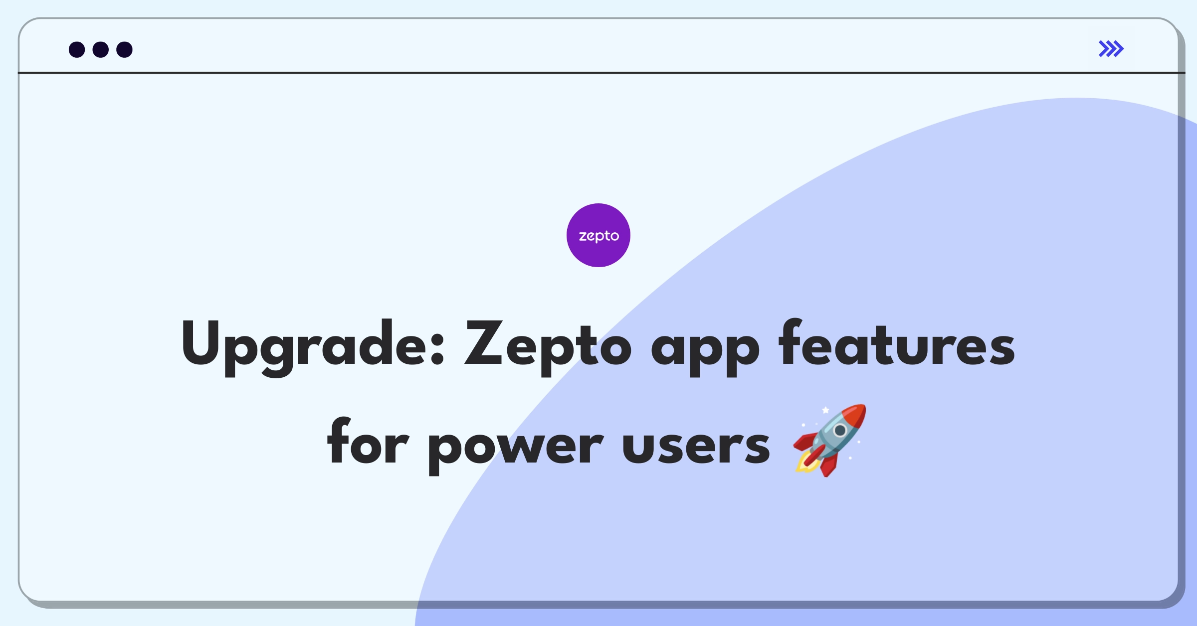 Product Management Innovation Question: Improving Zepto mobile app features for frequent customers