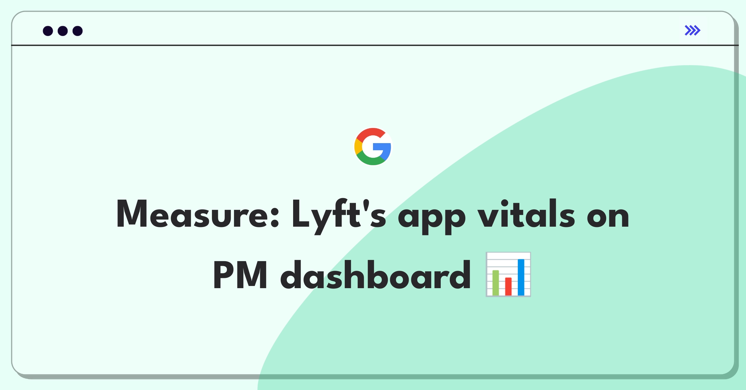 Product Management Metrics Question: Lyft app health dashboard with key performance indicators