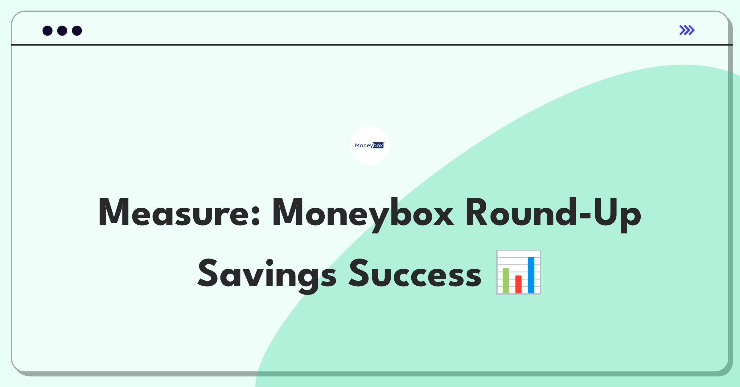 Product Management Analytics Question: Defining success metrics for Moneybox's round-up savings feature