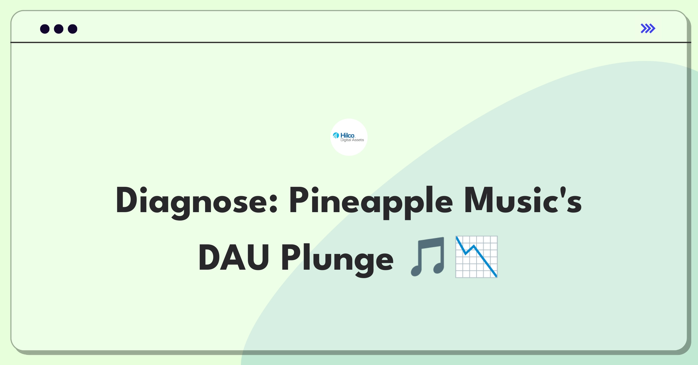 Product Management Root Cause Analysis Question: Investigating sudden drop in daily active users for music streaming app