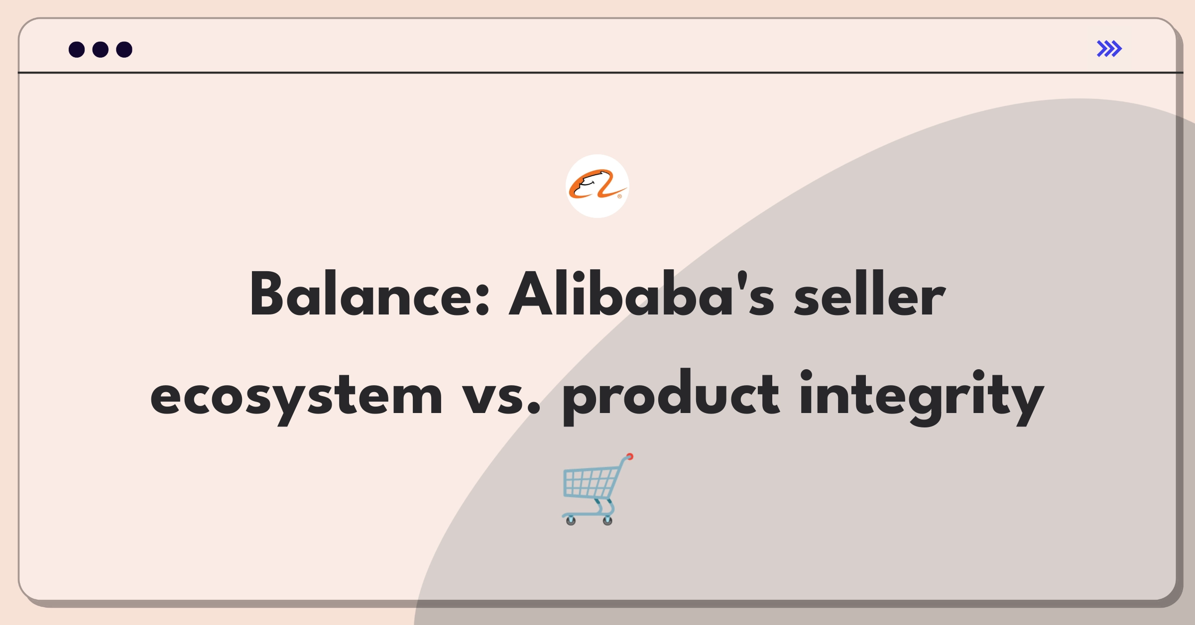 Product Management Trade-off Question: Balancing e-commerce marketplace growth with product quality standards