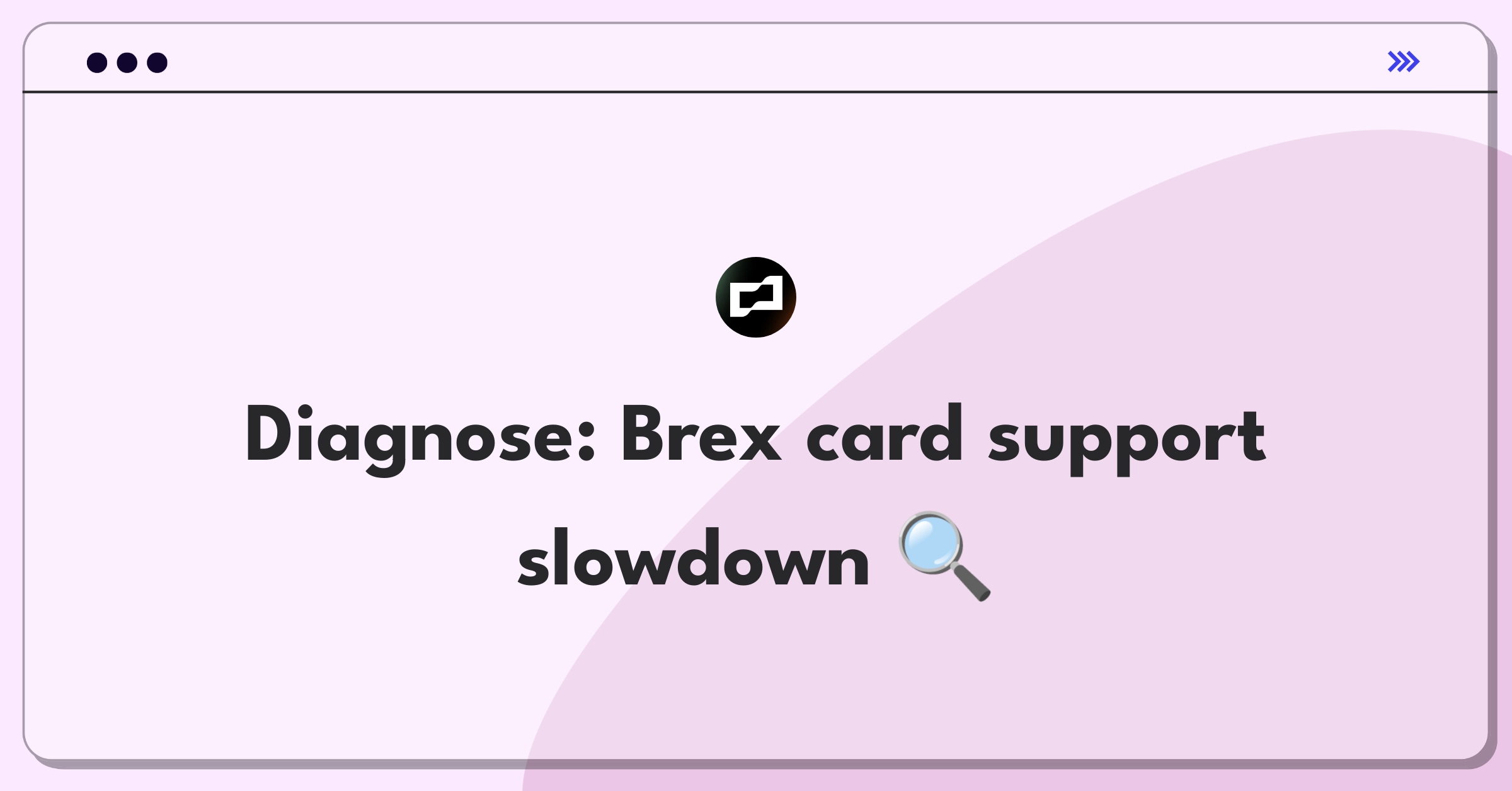 Product Management Root Cause Analysis Question: Investigating Brex corporate card support response time increase