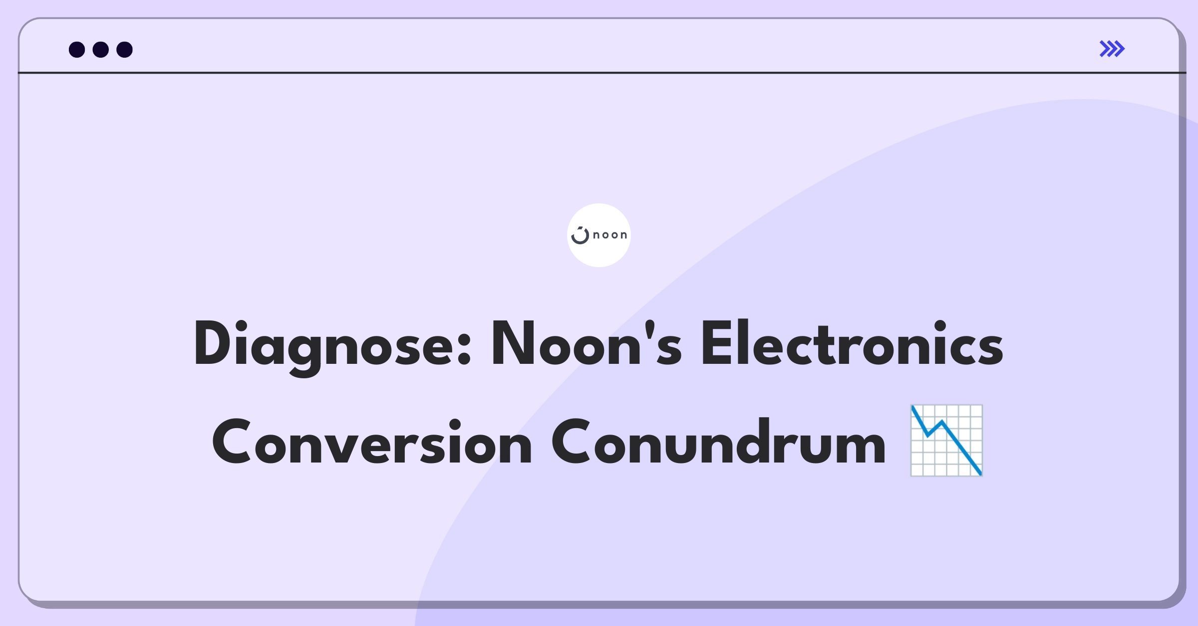 Product Management Root Cause Analysis Question: Investigating sudden drop in e-commerce conversion rates for electronics category