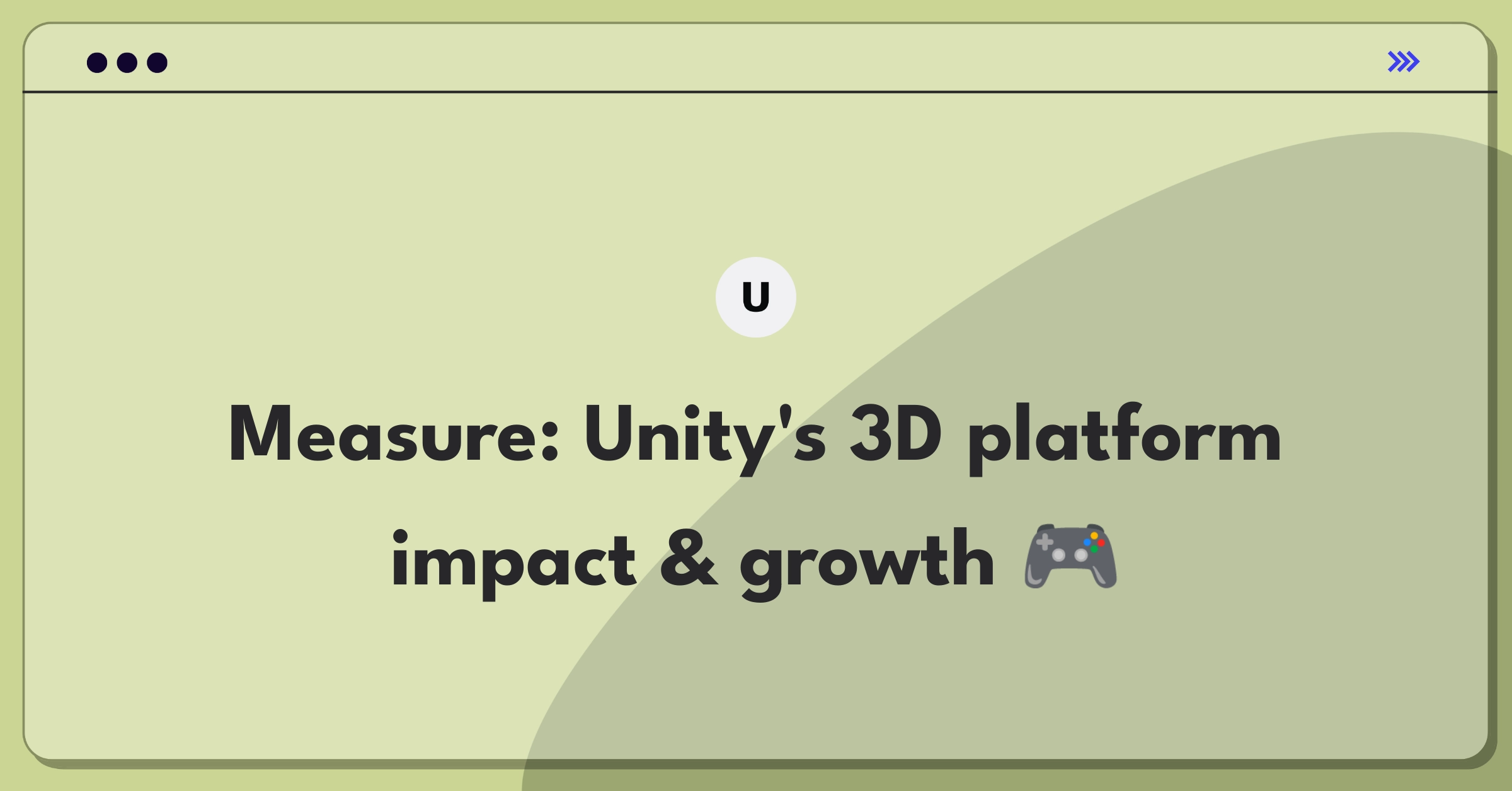 Product Management Analytics Question: Measuring success of Unity's 3D development platform