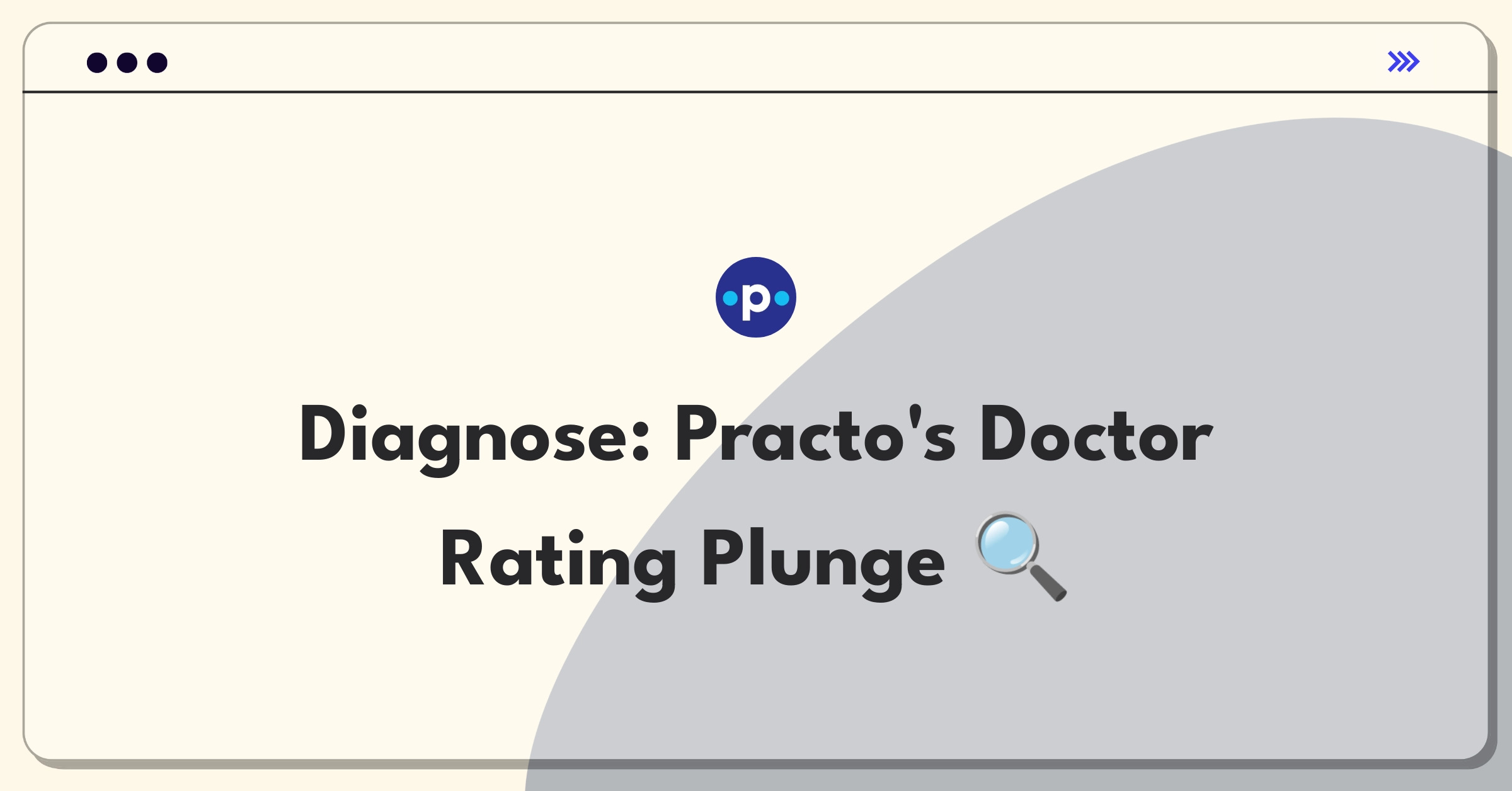 Product Management Root Cause Analysis Question: Investigating decline in doctor ratings on healthcare platform