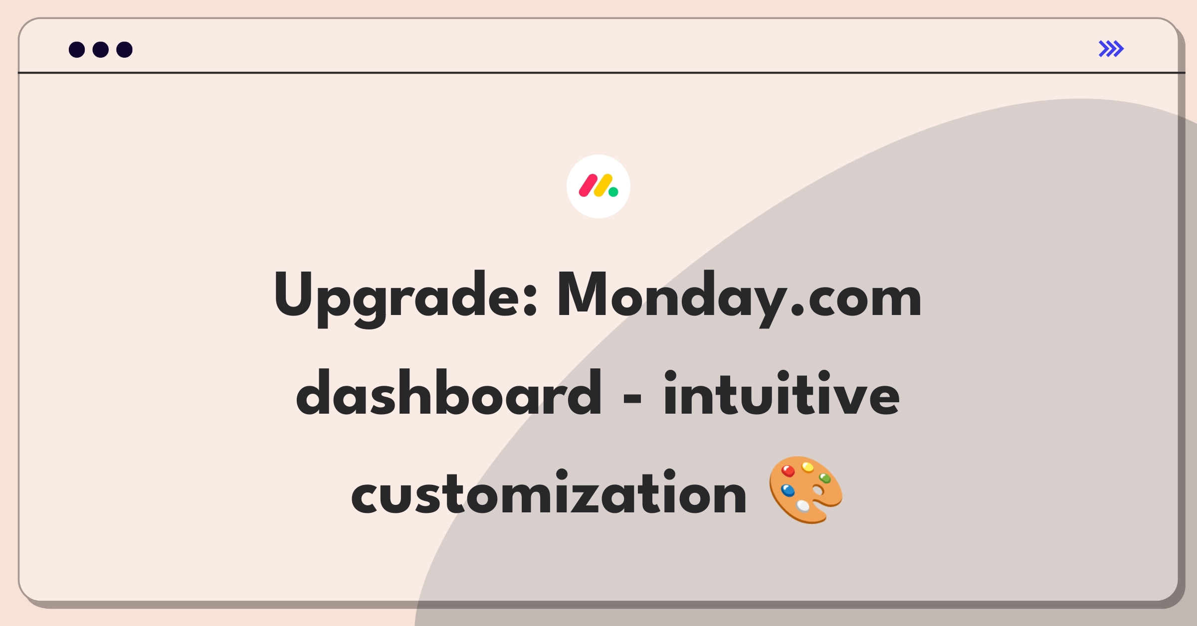 Product Management Improvement Question: Enhancing Monday.com dashboard customization for new users