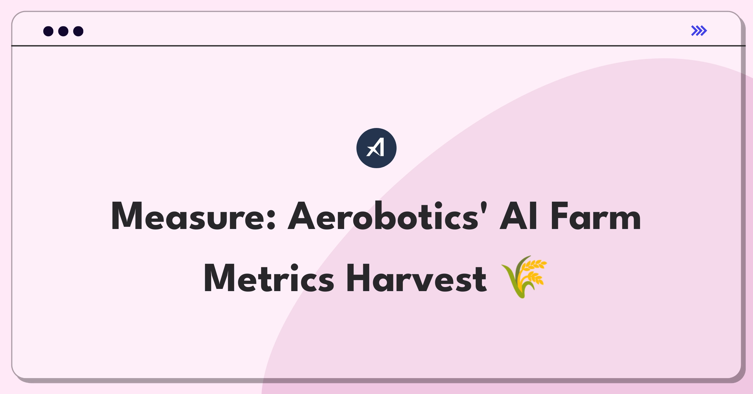 Product Management Success Metrics Question: Evaluating AI-powered farm management platform performance