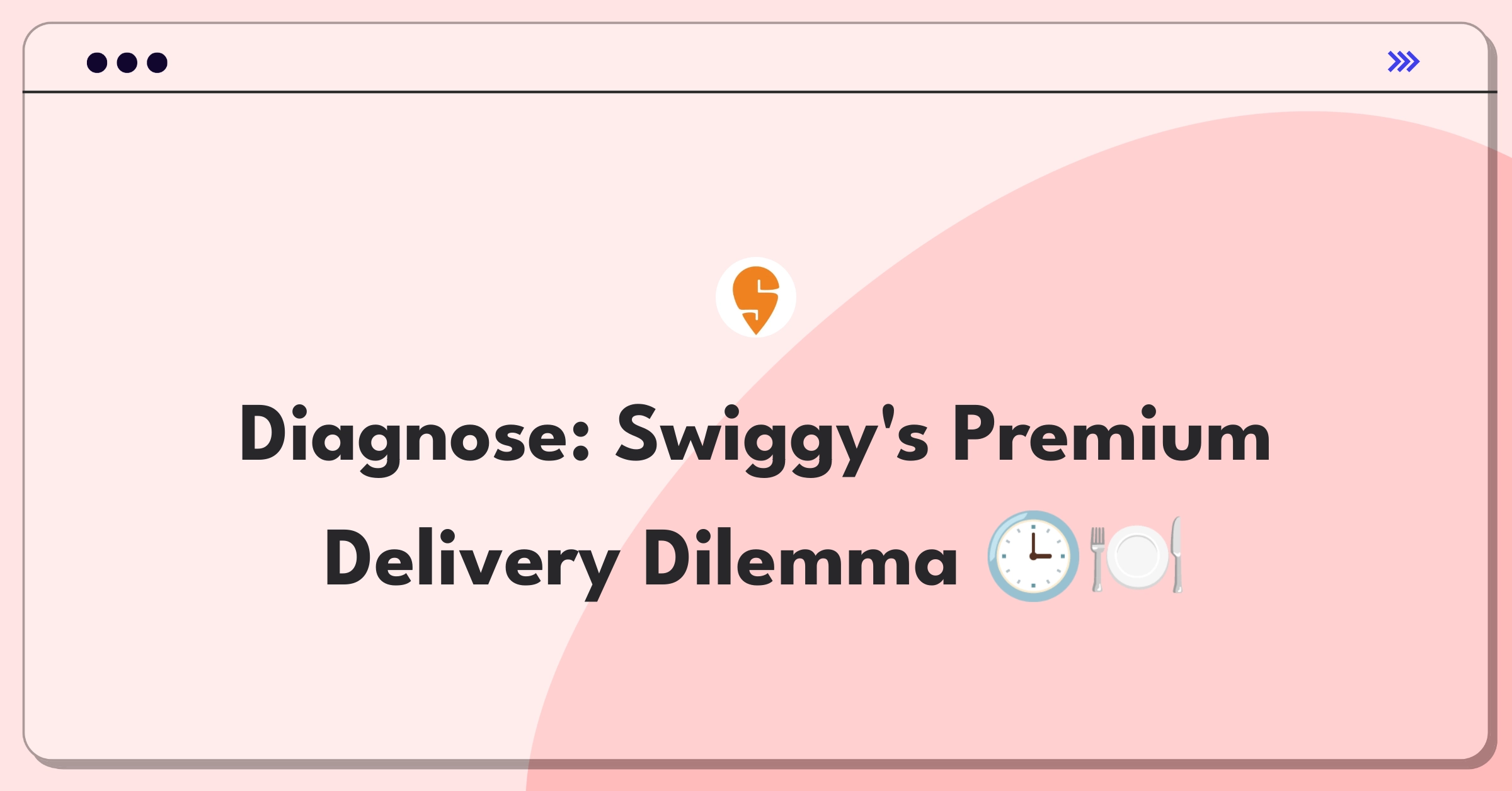 Product Management Root Cause Analysis Question: Investigating sudden increase in food delivery times for premium restaurants