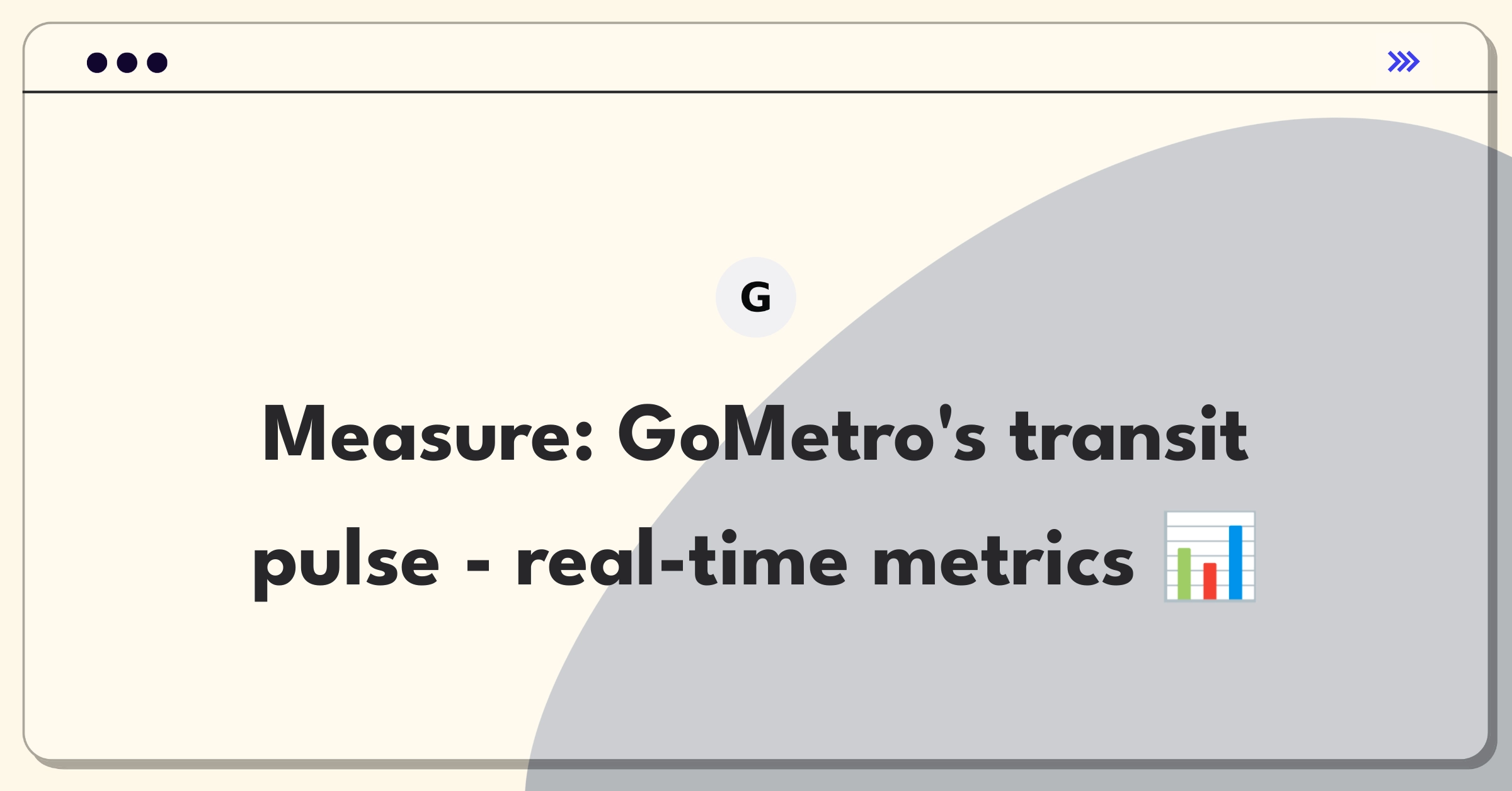 Product Management Analytics Question: Evaluating metrics for a real-time passenger information system in public transit