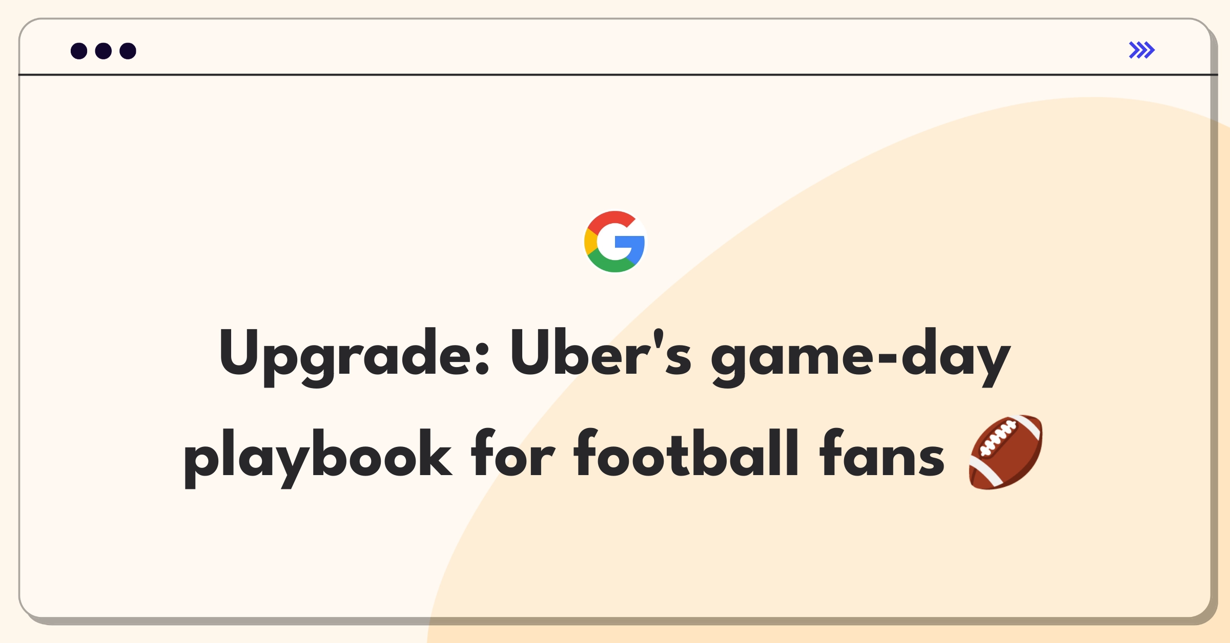 Product Management Strategy Question: Improving Uber service for football events with focus on user experience