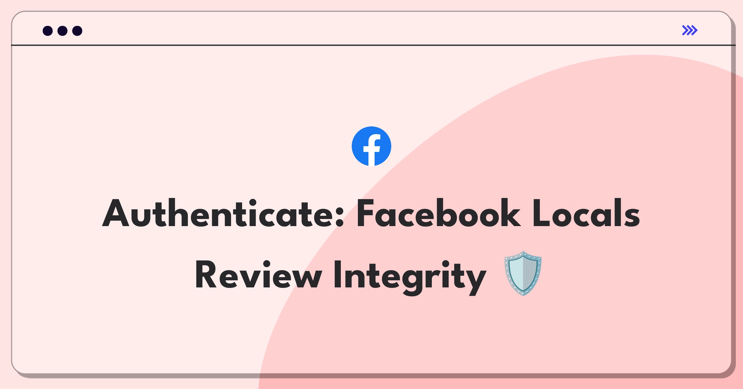 Product Management Technical Question: Designing an authentication system for Facebook Locals reviews