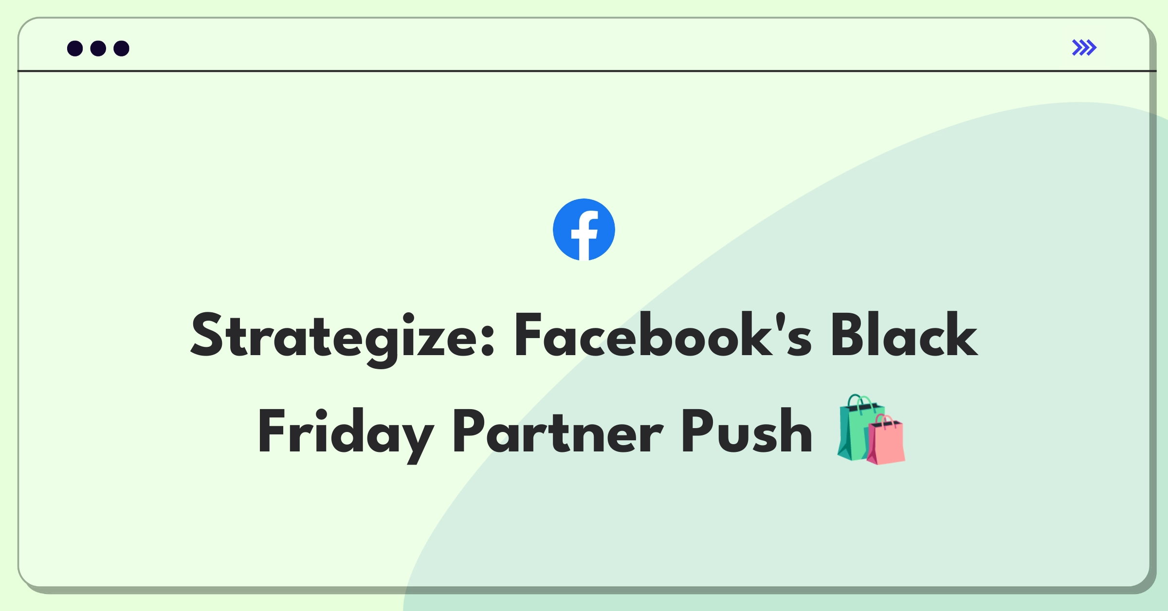 Product Management Strategy Question: Facebook partner acquisition for Black Friday e-commerce initiative