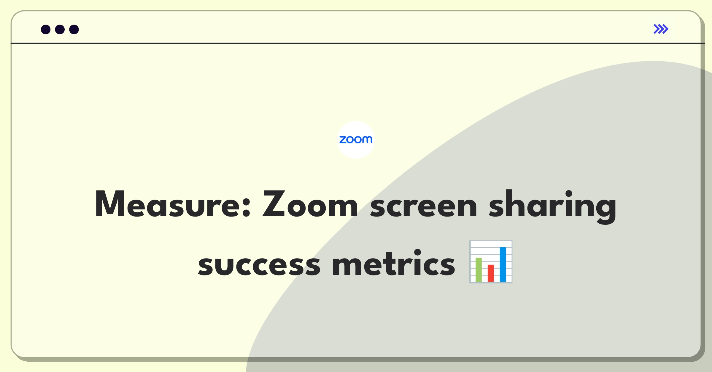 Product Management Analytics Question: Evaluating Zoom's screen sharing feature using key performance metrics