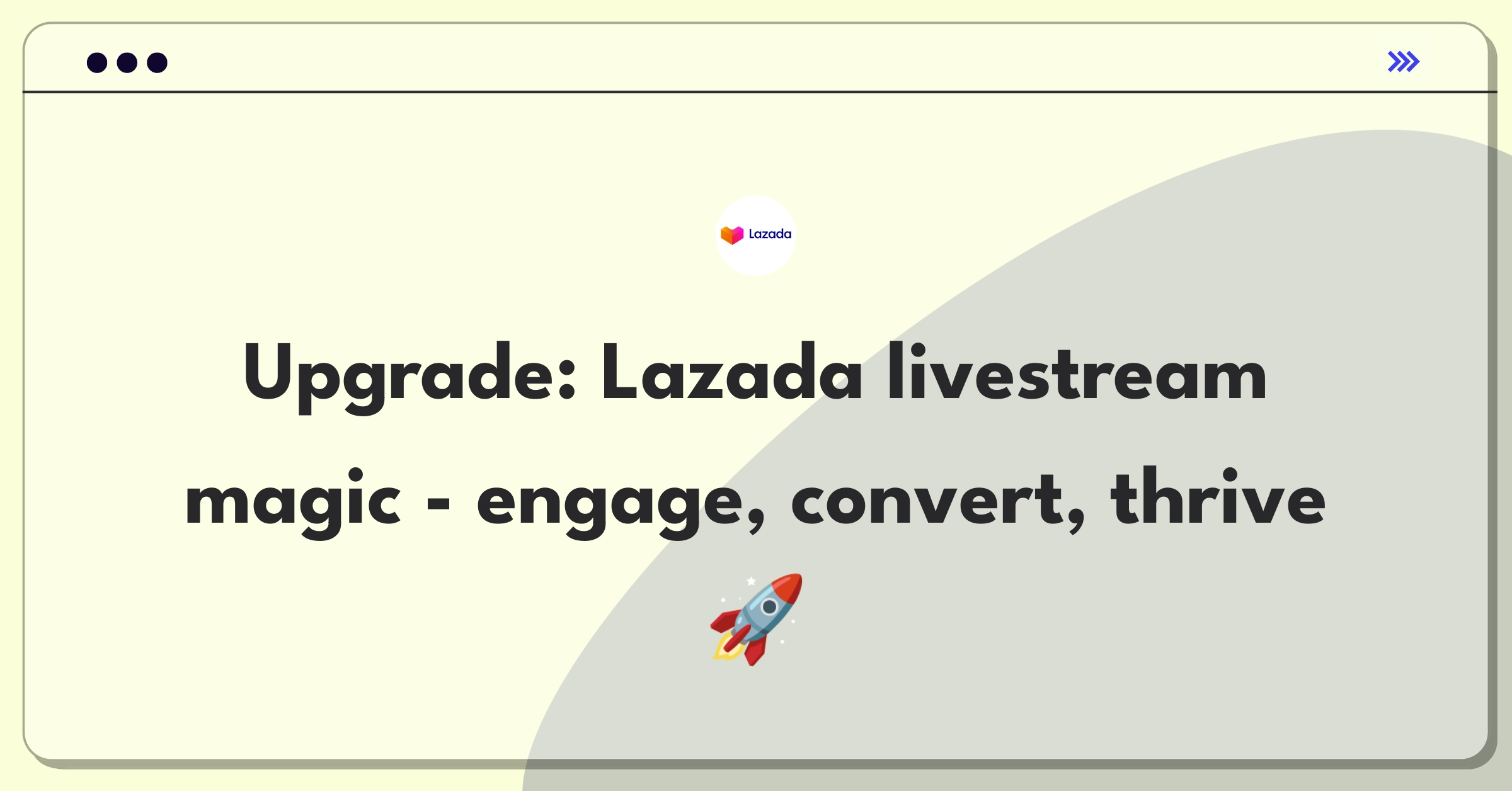 Product Management Improvement Question: Innovative features for Lazada's livestream platform to boost user engagement