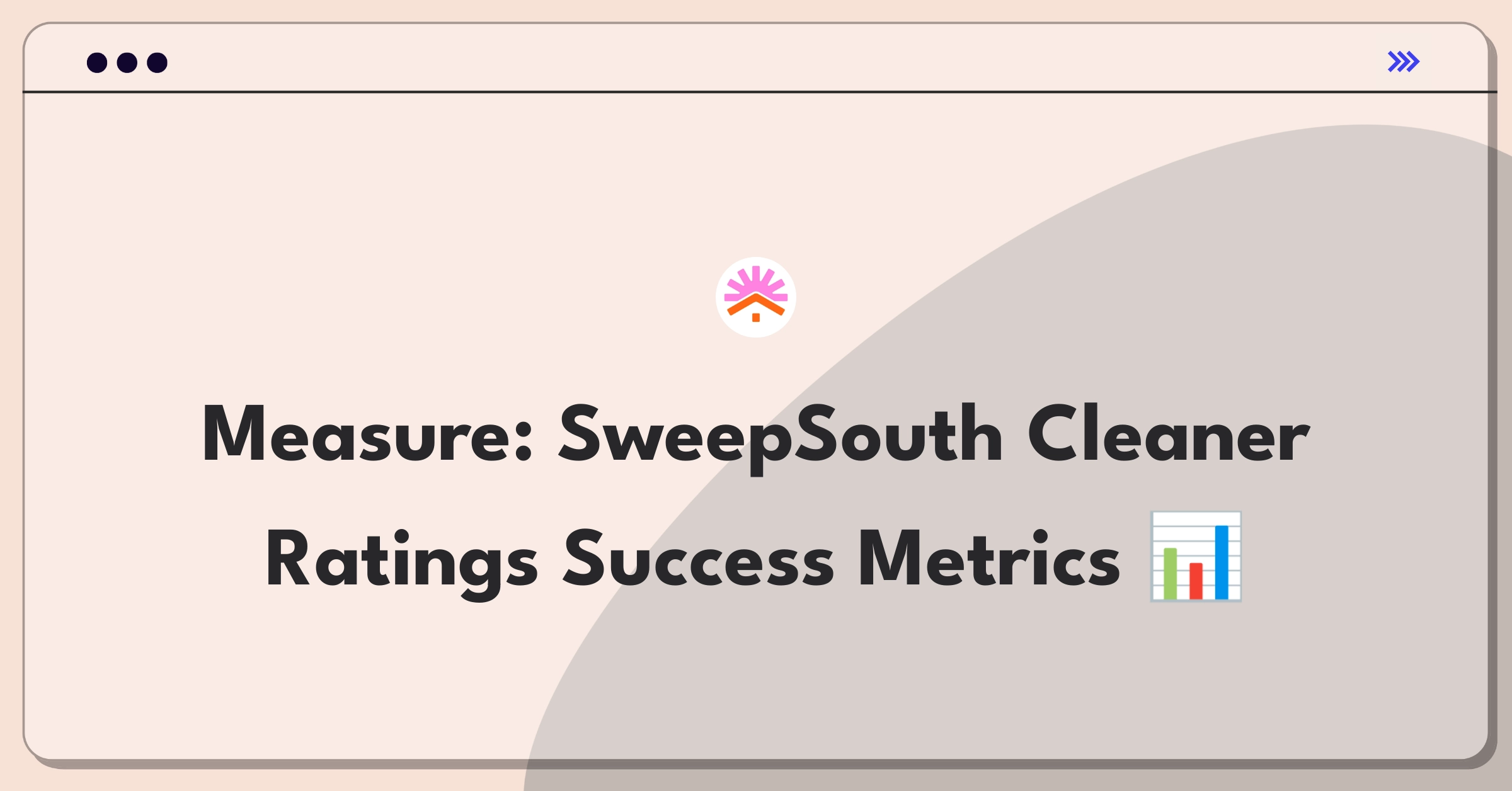 Product Management Metrics Question: SweepSouth cleaner rating feature success definition challenge