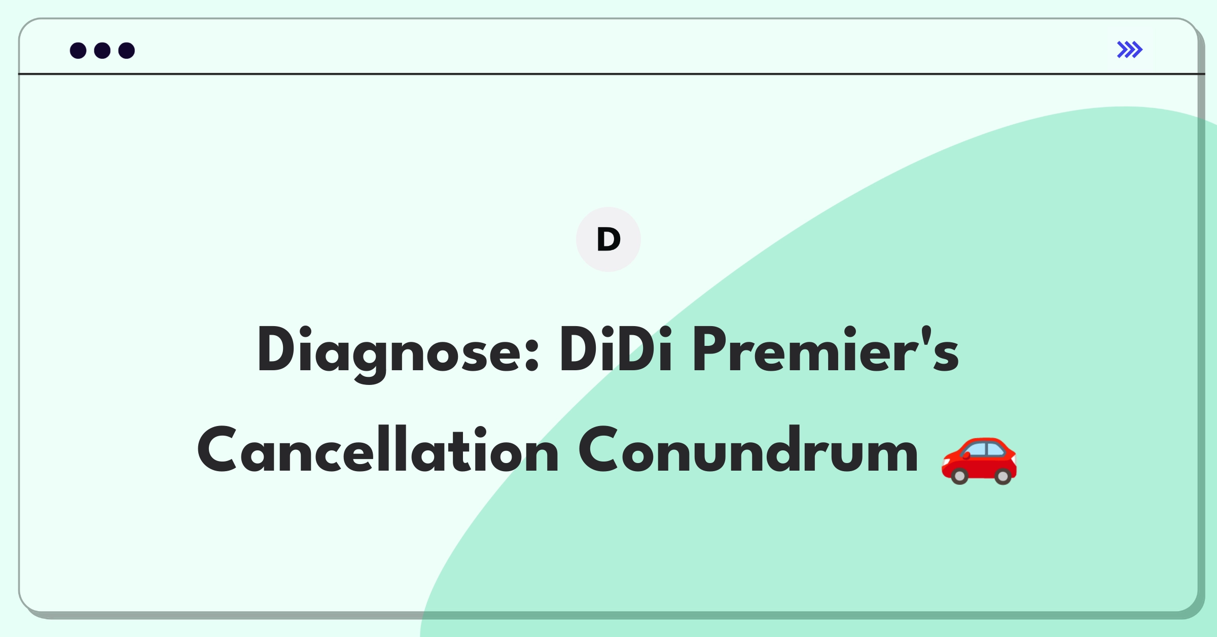 Product Management Root Cause Analysis Question: Investigating sudden increase in DiDi Premier ride cancellations during peak hours