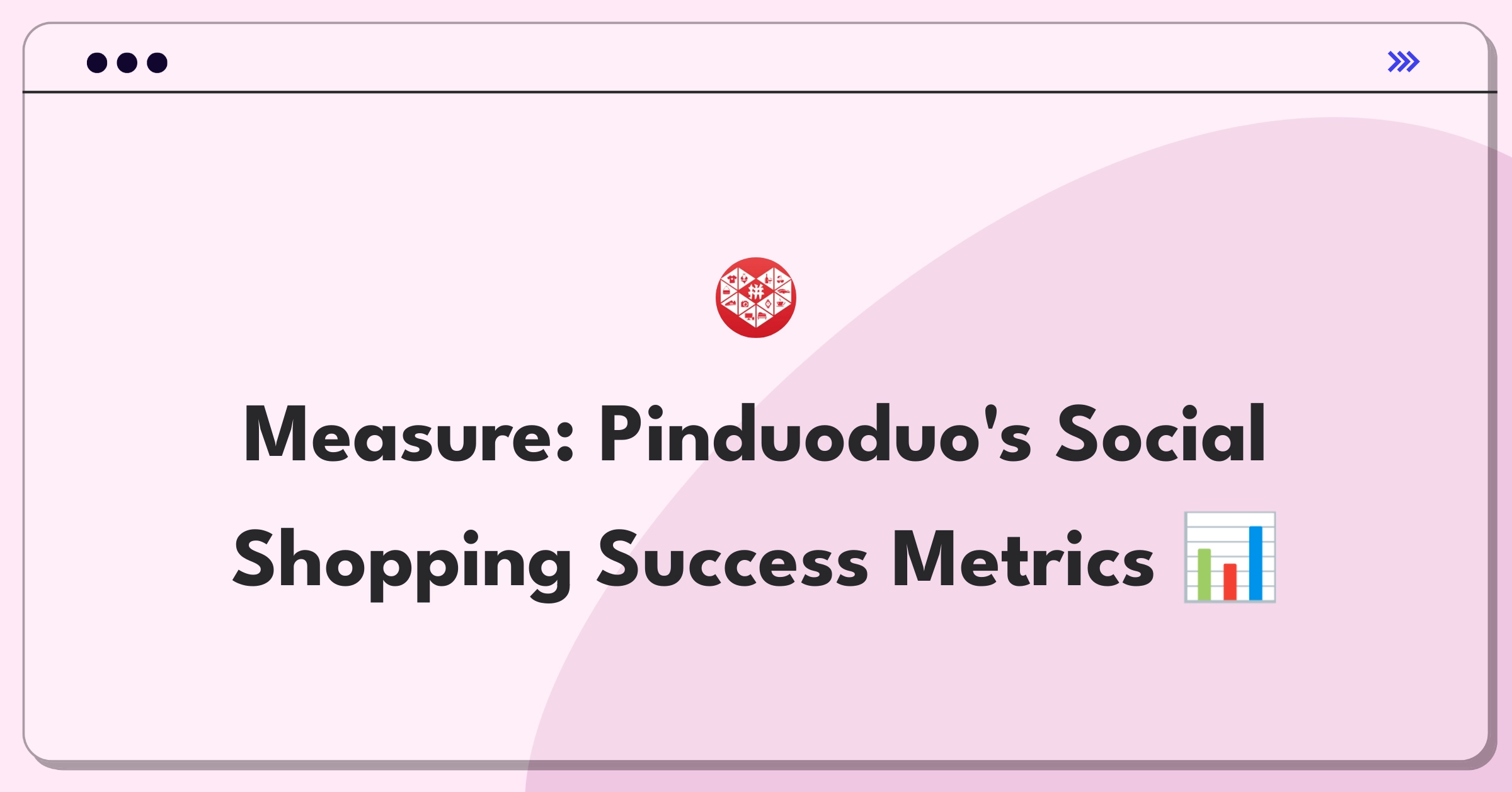 Product Management Metrics Question: Defining success for Pinduoduo's social shopping experience