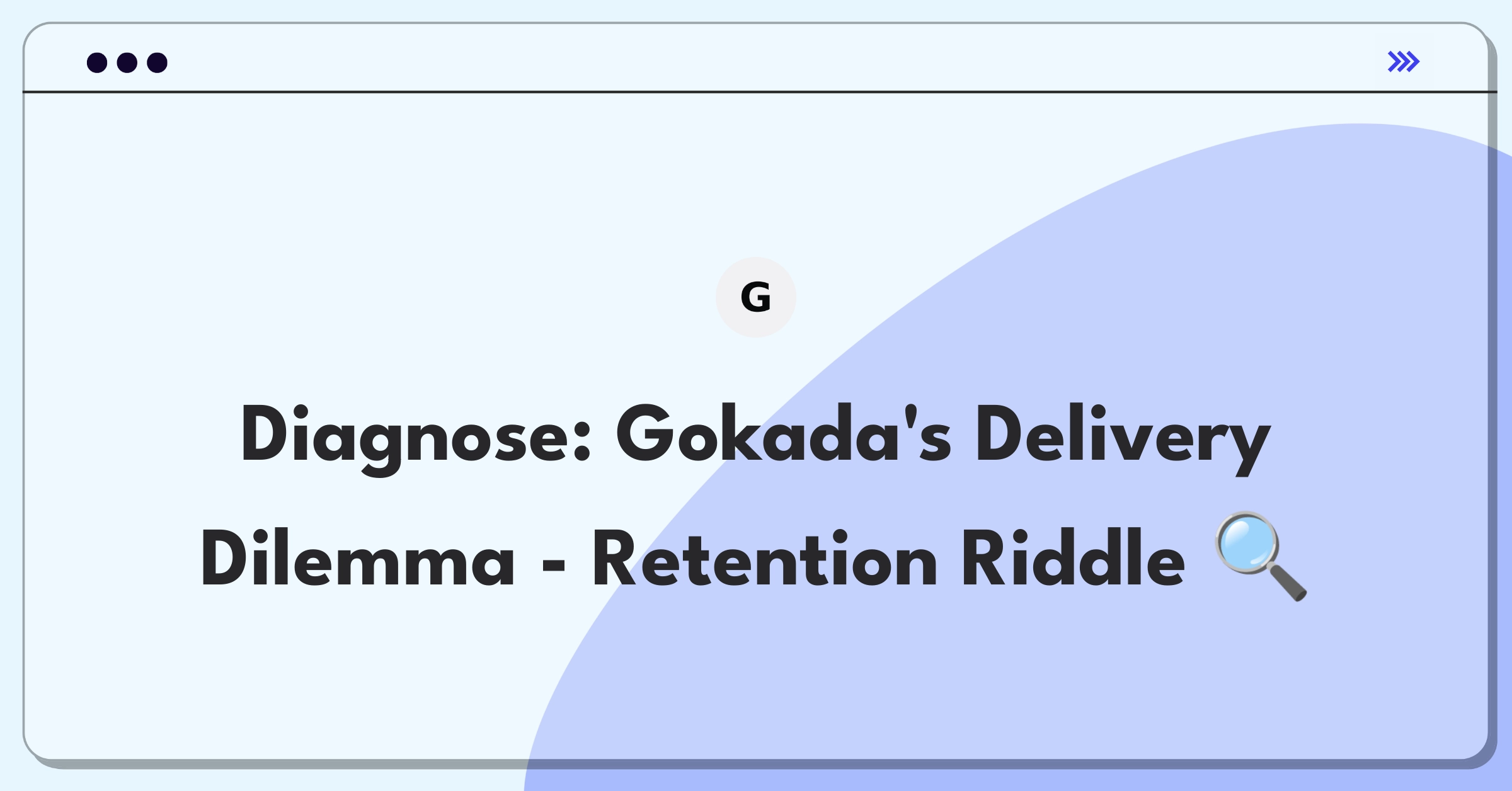 Product Management Root Cause Analysis Question: Investigating package delivery service retention rate decline