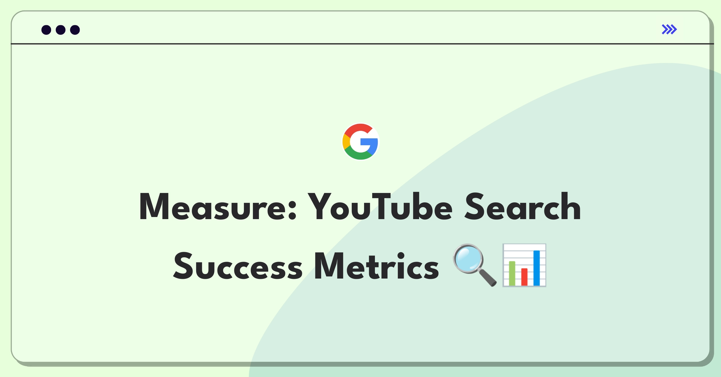 Product Management Success Metrics Question: Defining key performance indicators for YouTube's search functionality