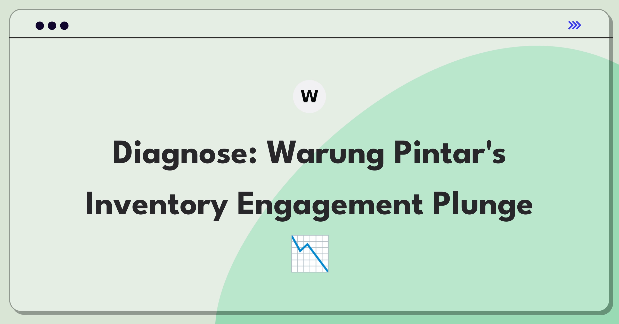 Product Management Root Cause Analysis Question: Investigating sudden drop in daily active users for inventory feature