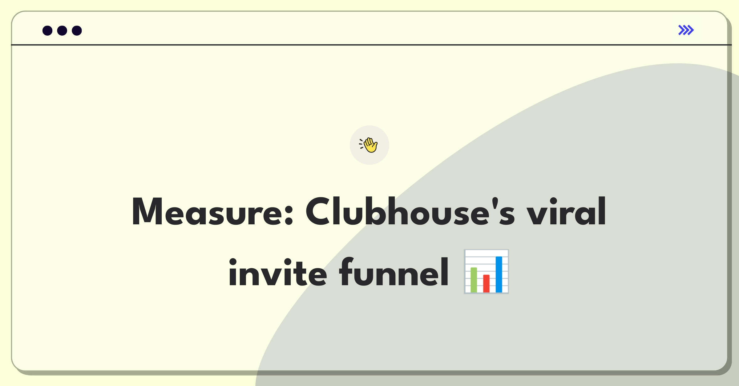 Product Management Analytics Question: Evaluating metrics for Clubhouse's invite-only growth system