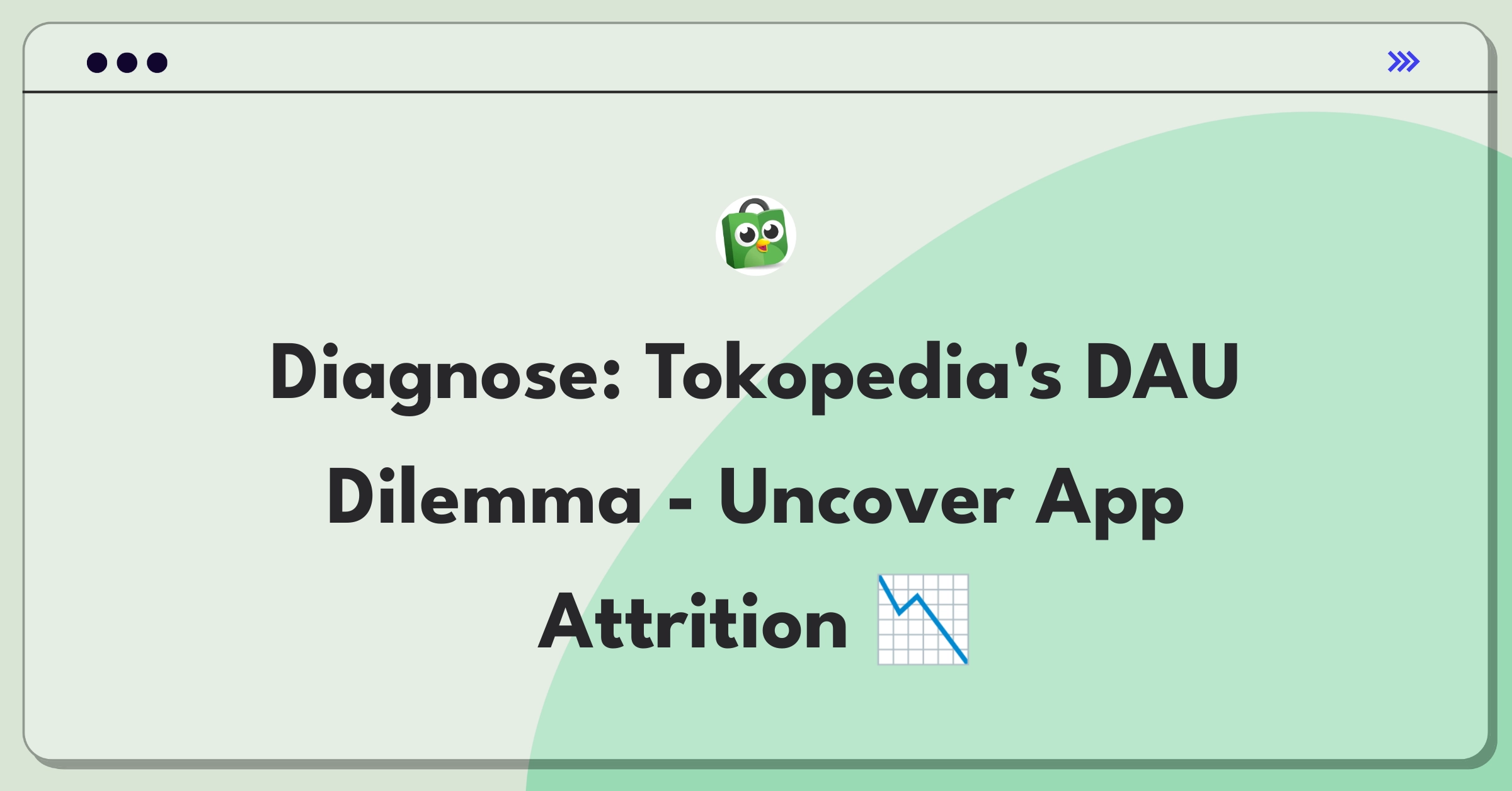 Product Management Root Cause Analysis Question: Investigating sudden drop in Tokopedia app's daily active users