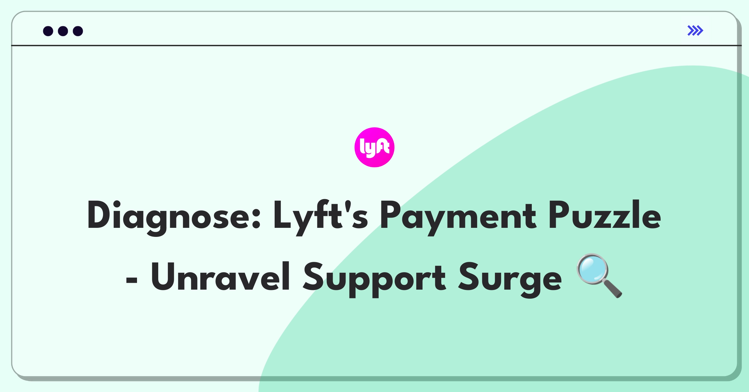 Product Management Root Cause Analysis Question: Investigating Lyft's sudden increase in payment-related customer support tickets