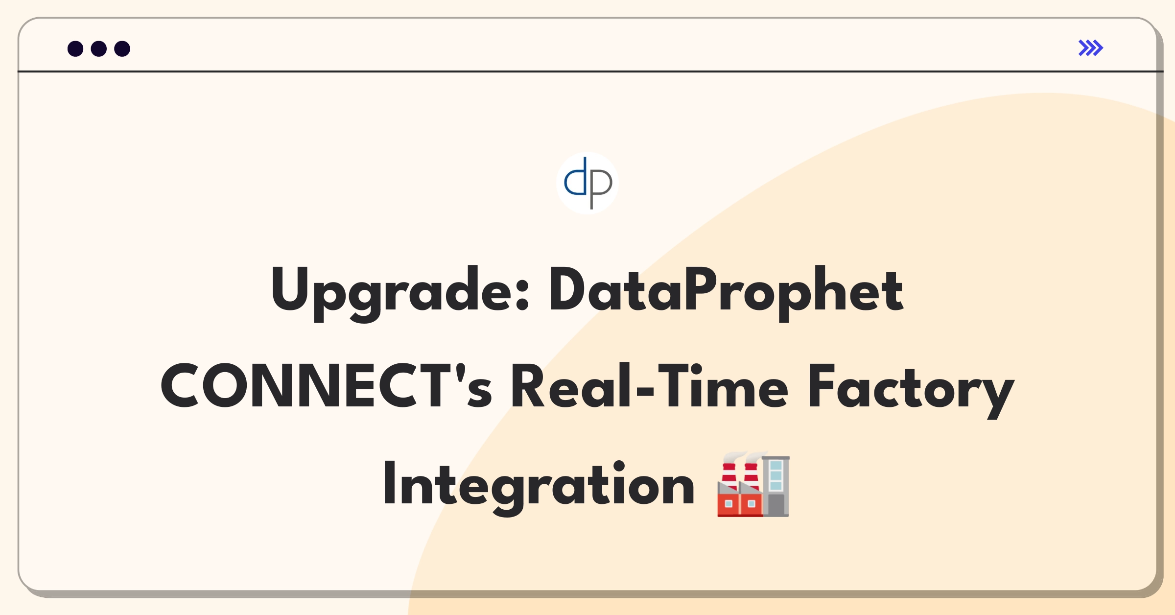 Product Management Improvement Question: Enhancing real-time data integration for DataProphet CONNECT in manufacturing environments