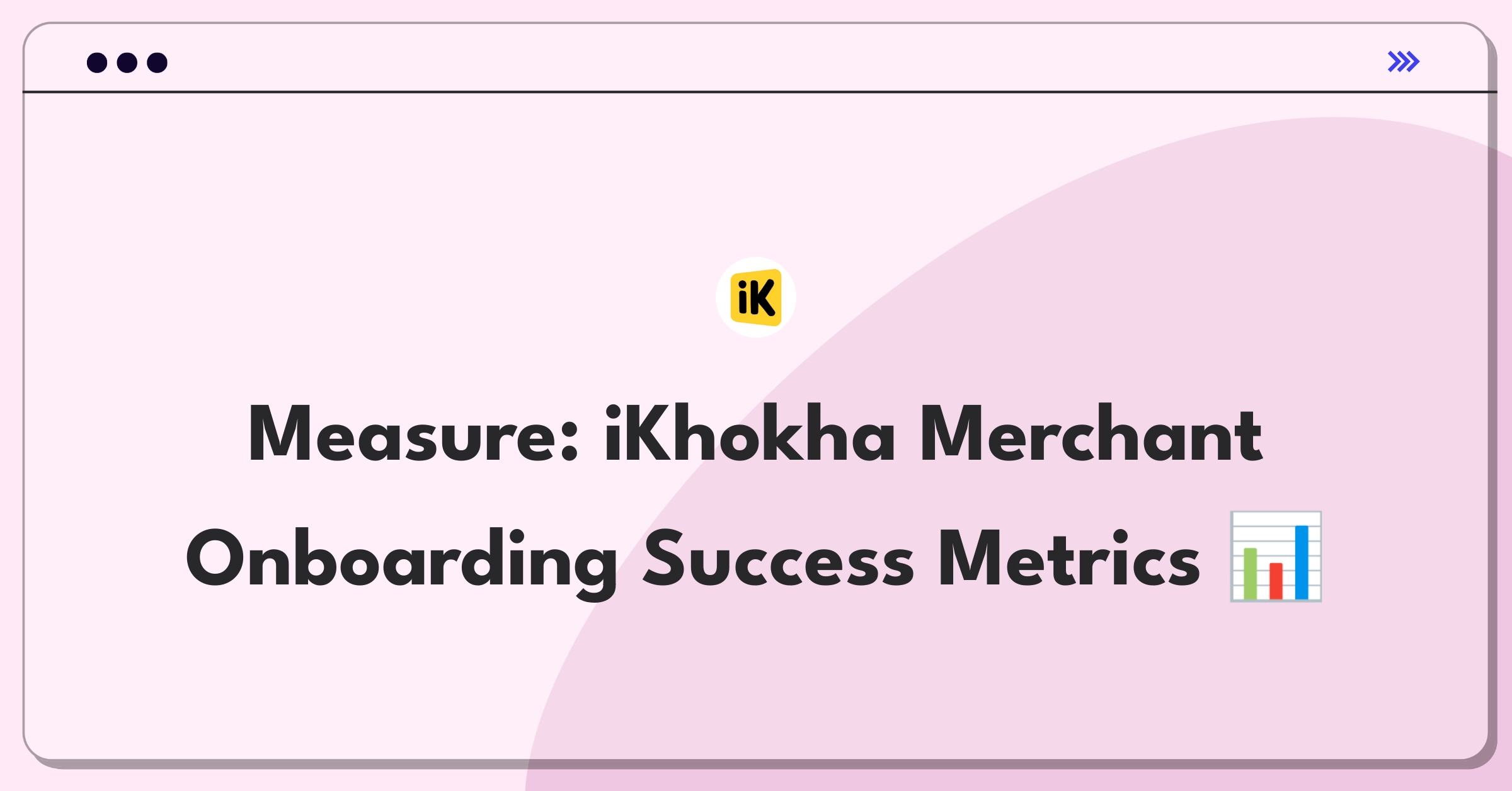 Product Management Metrics Question: Defining success for iKhokha's merchant onboarding process