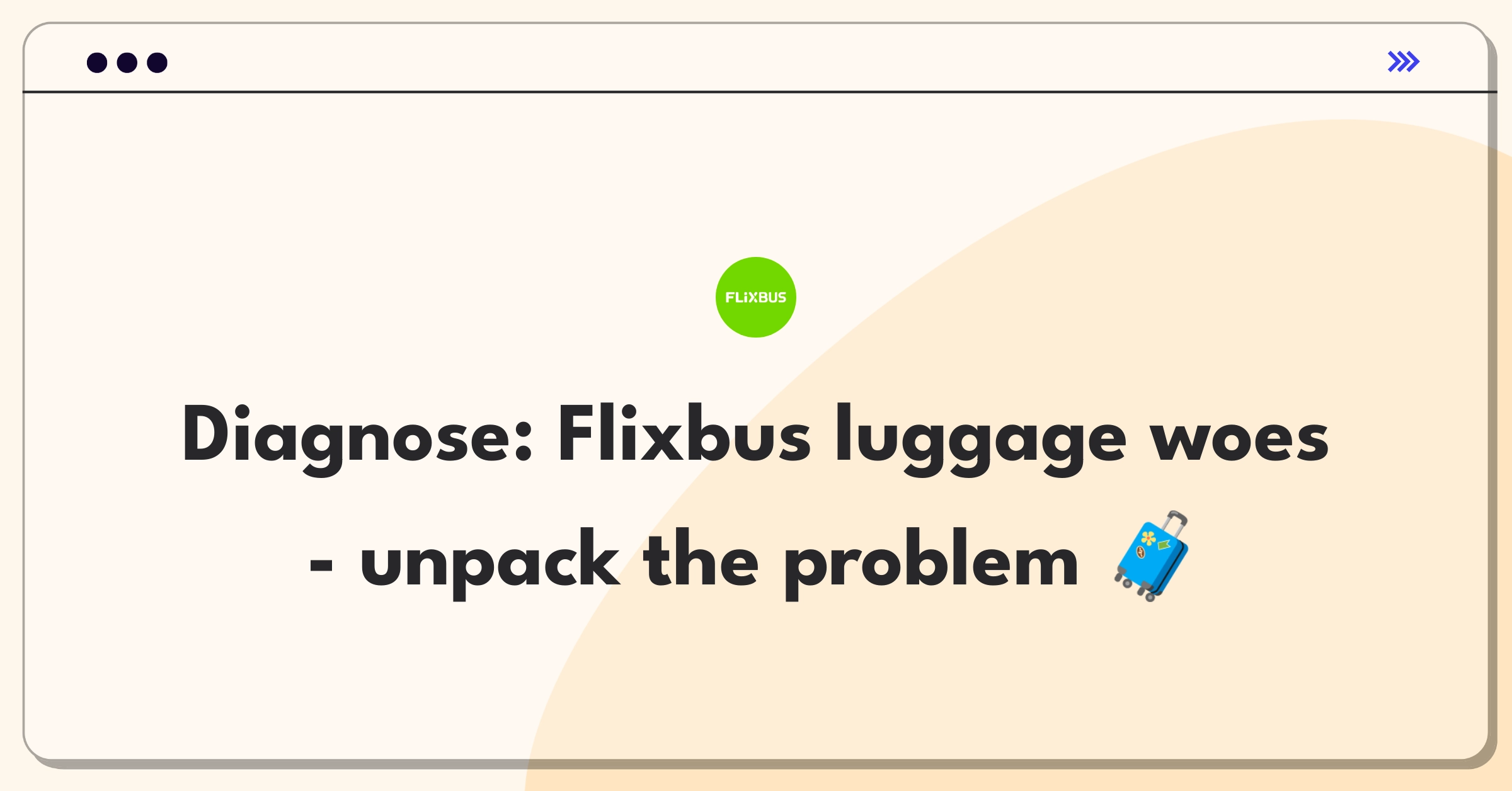 Product Management Root Cause Analysis Question: Investigating declining customer satisfaction for Flixbus luggage storage service