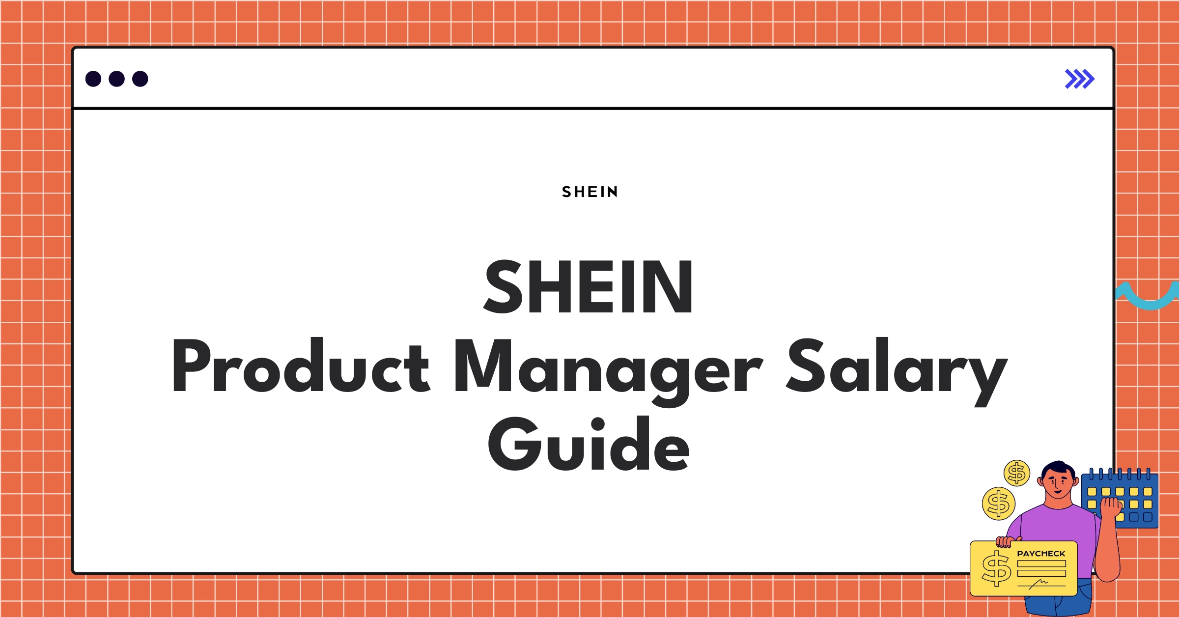 Detailed infographic showing SHEIN product manager salary components and progression levels