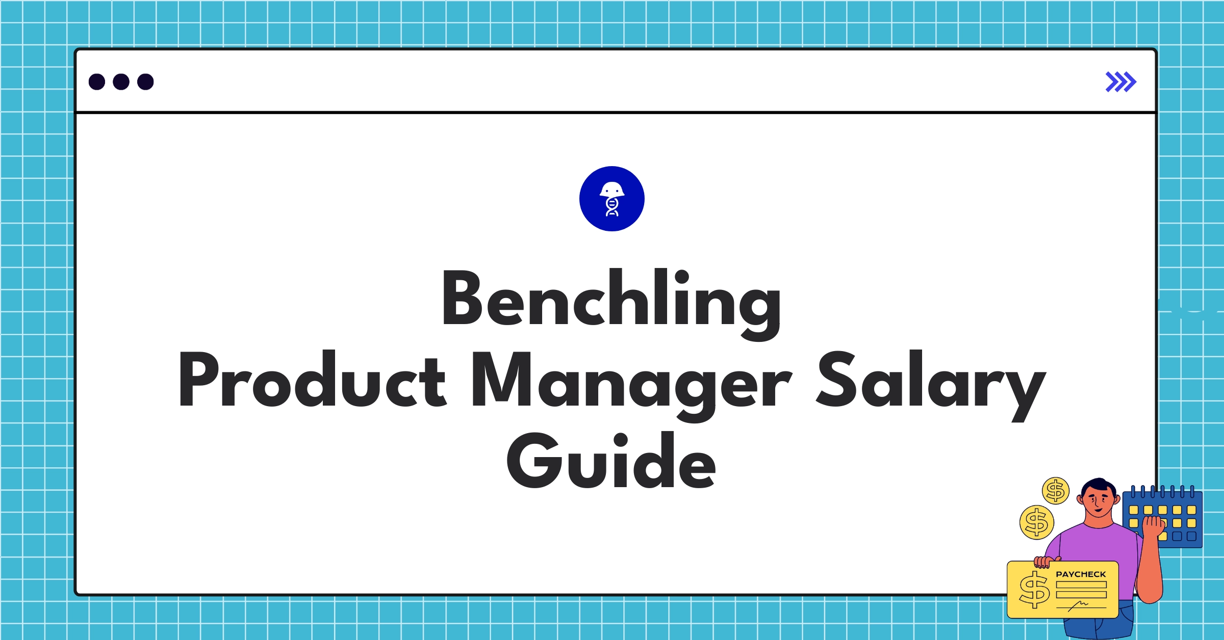 Infographic showing Benchling Product Manager salary components and progression for 2025 compensation guide