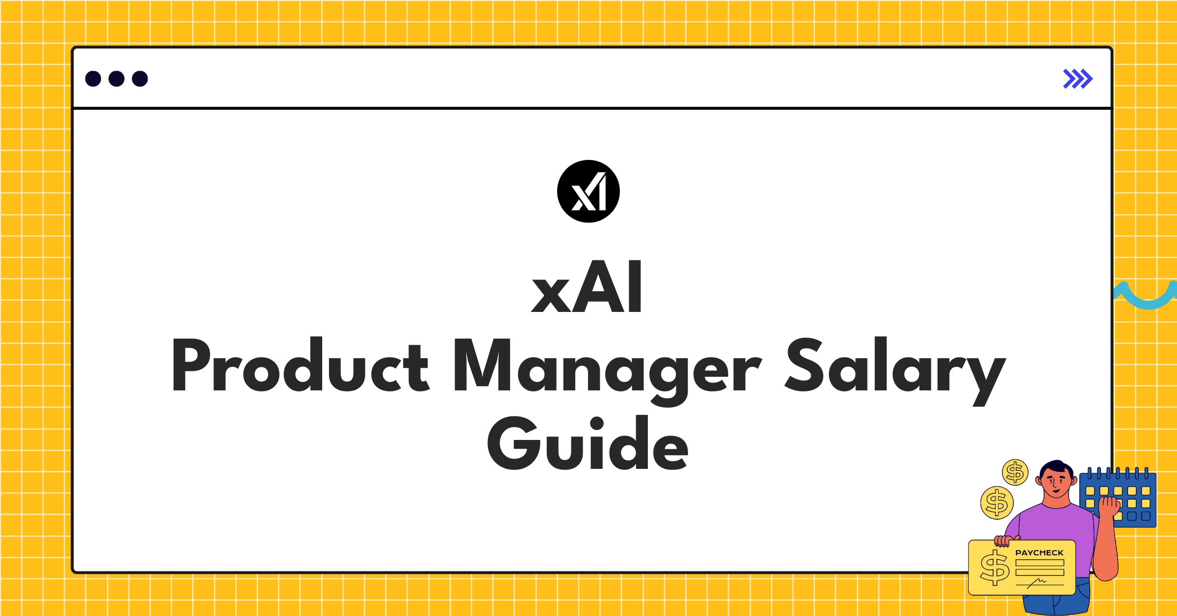 Infographic showing xAI Product Manager salary ranges and compensation components for 2025
