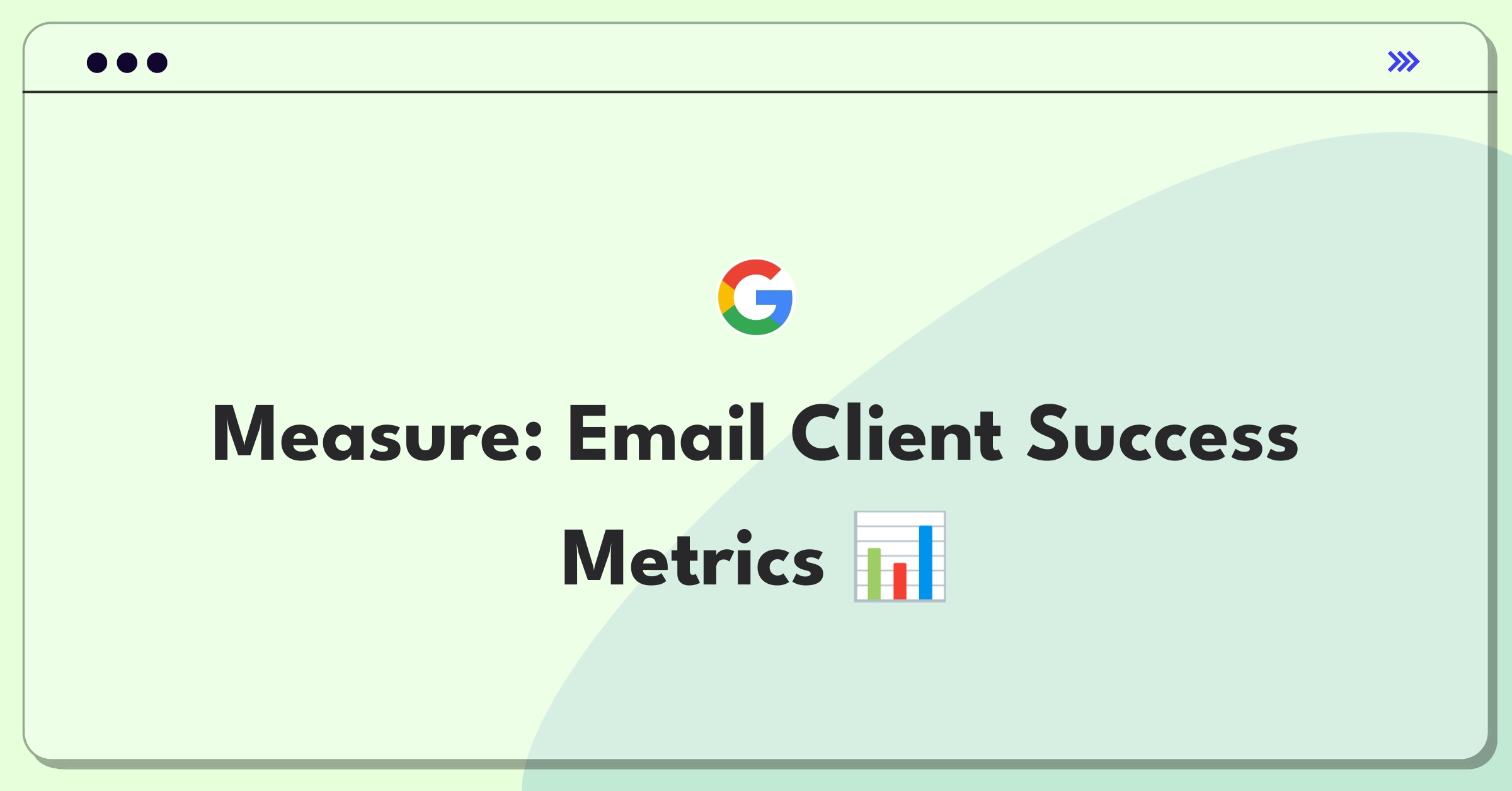 Product Management Success Metrics Question: Evaluating email client preferences and performance indicators