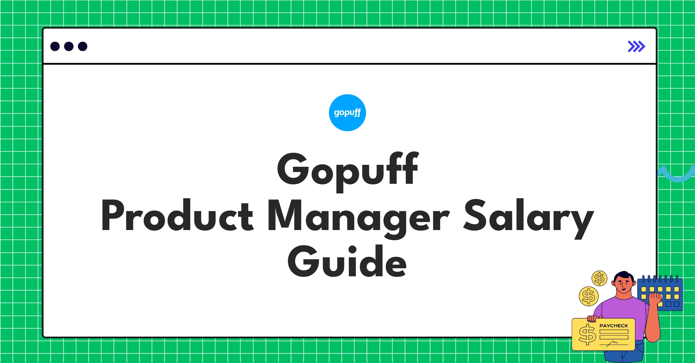 Gopuff Product Manager compensation breakdown chart showing salary components and career progression