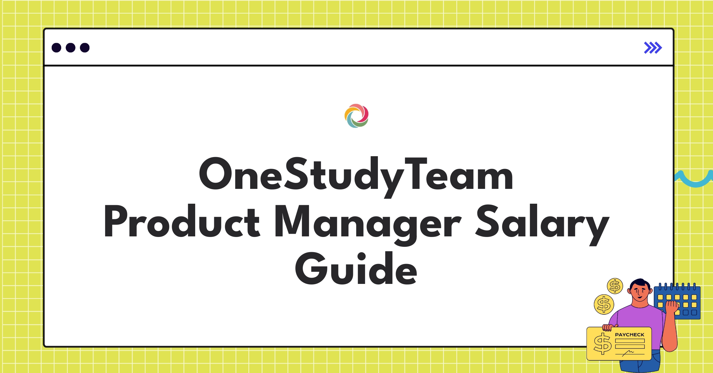 Detailed OneStudyTeam Product Manager salary structure infographic showing compensation components for 2025