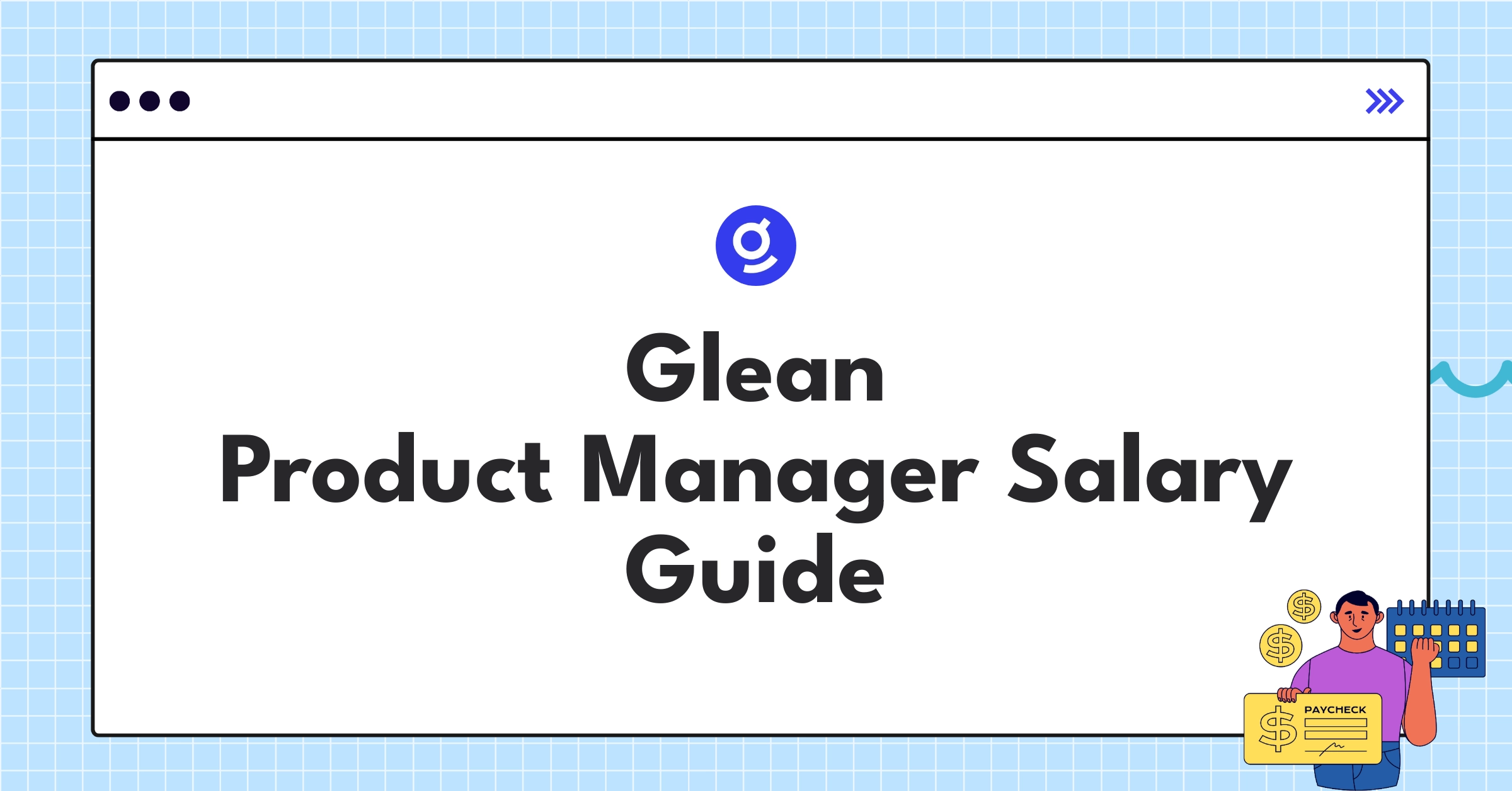 Glean Product Manager salary structure and compensation components chart for enterprise search industry