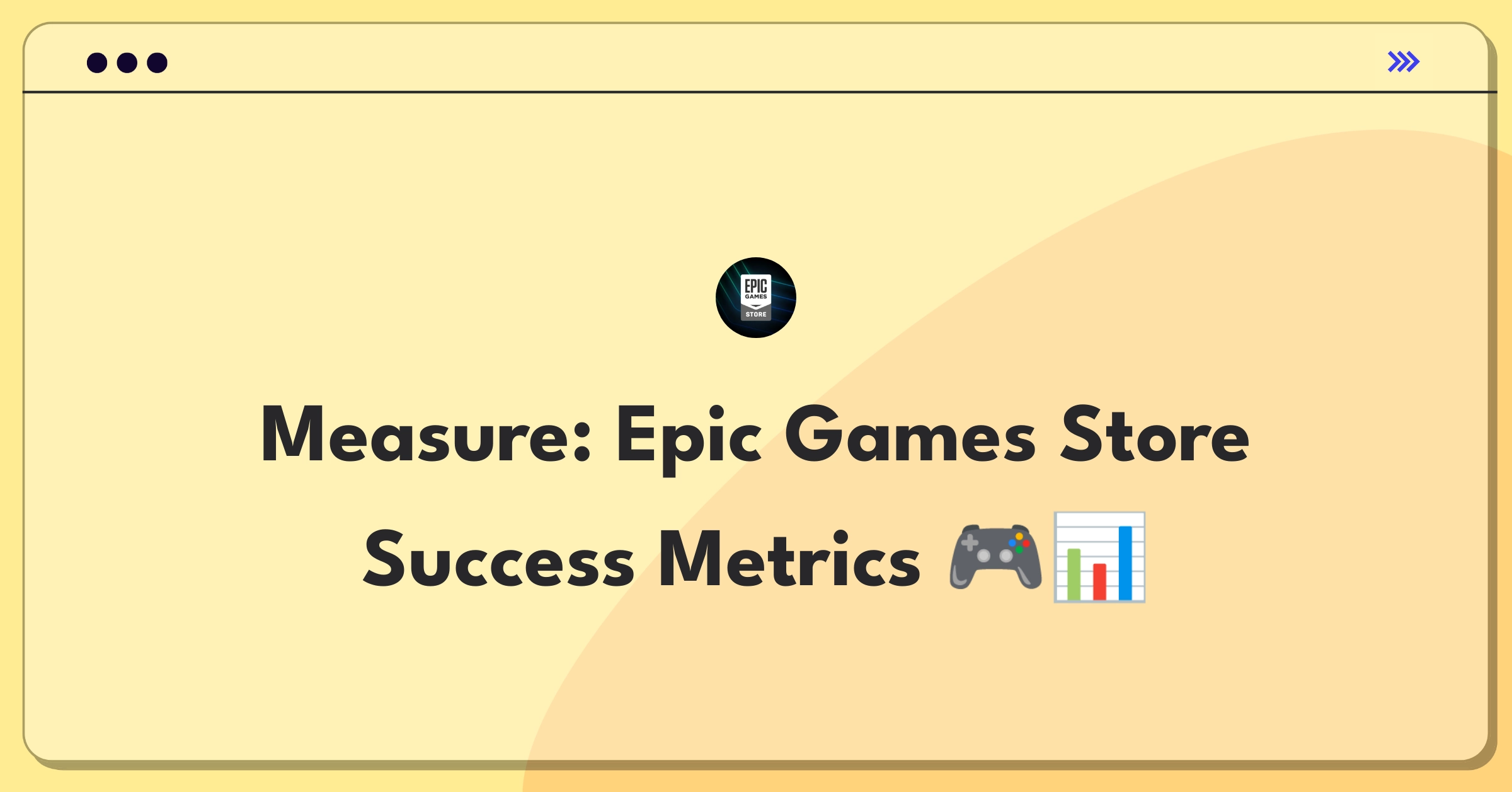 Product Management Analytics Question: Measuring success of Epic Games Store digital marketplace