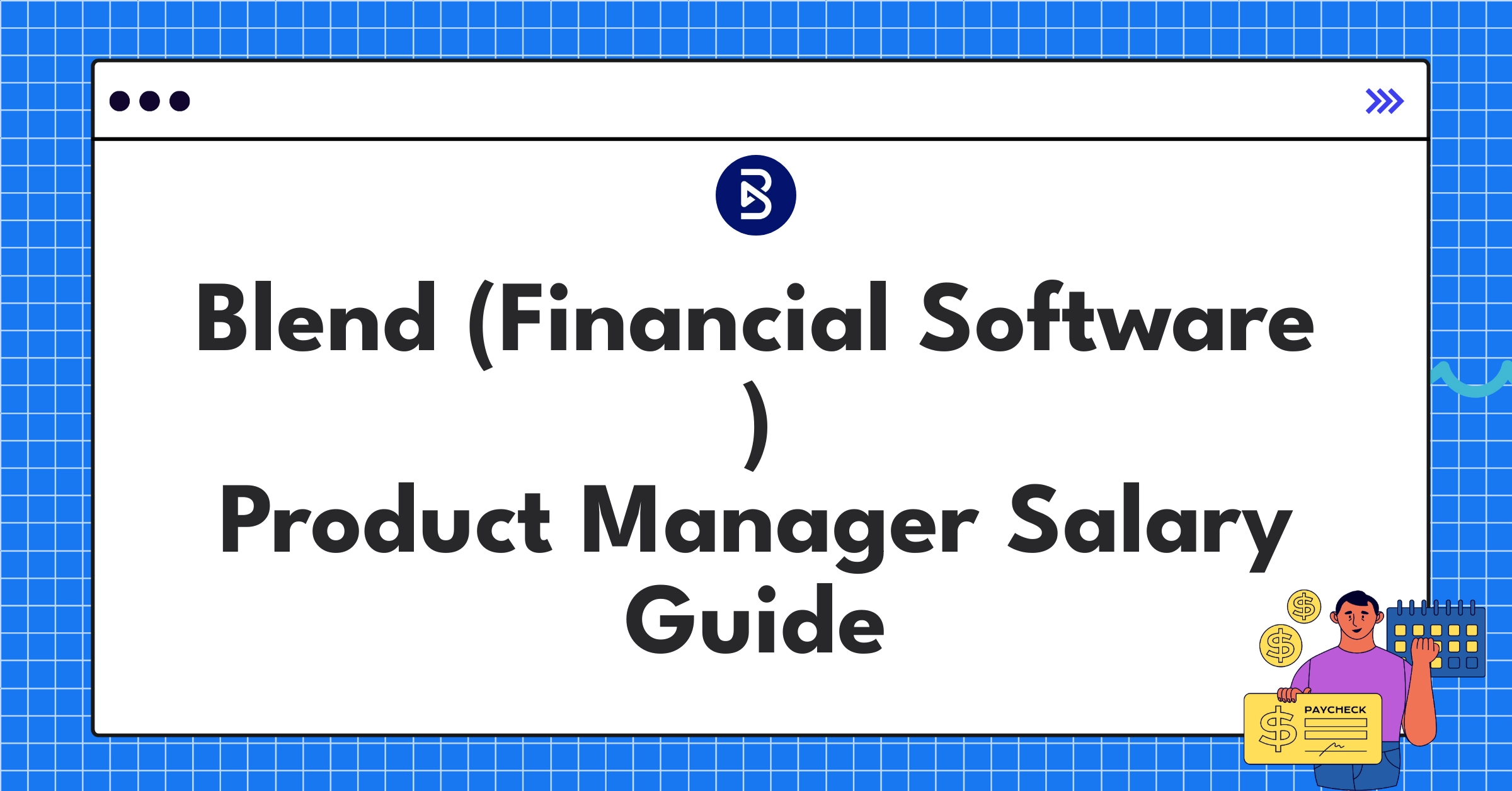 Blend product manager salary breakdown chart showing base pay, bonuses, and equity compensation