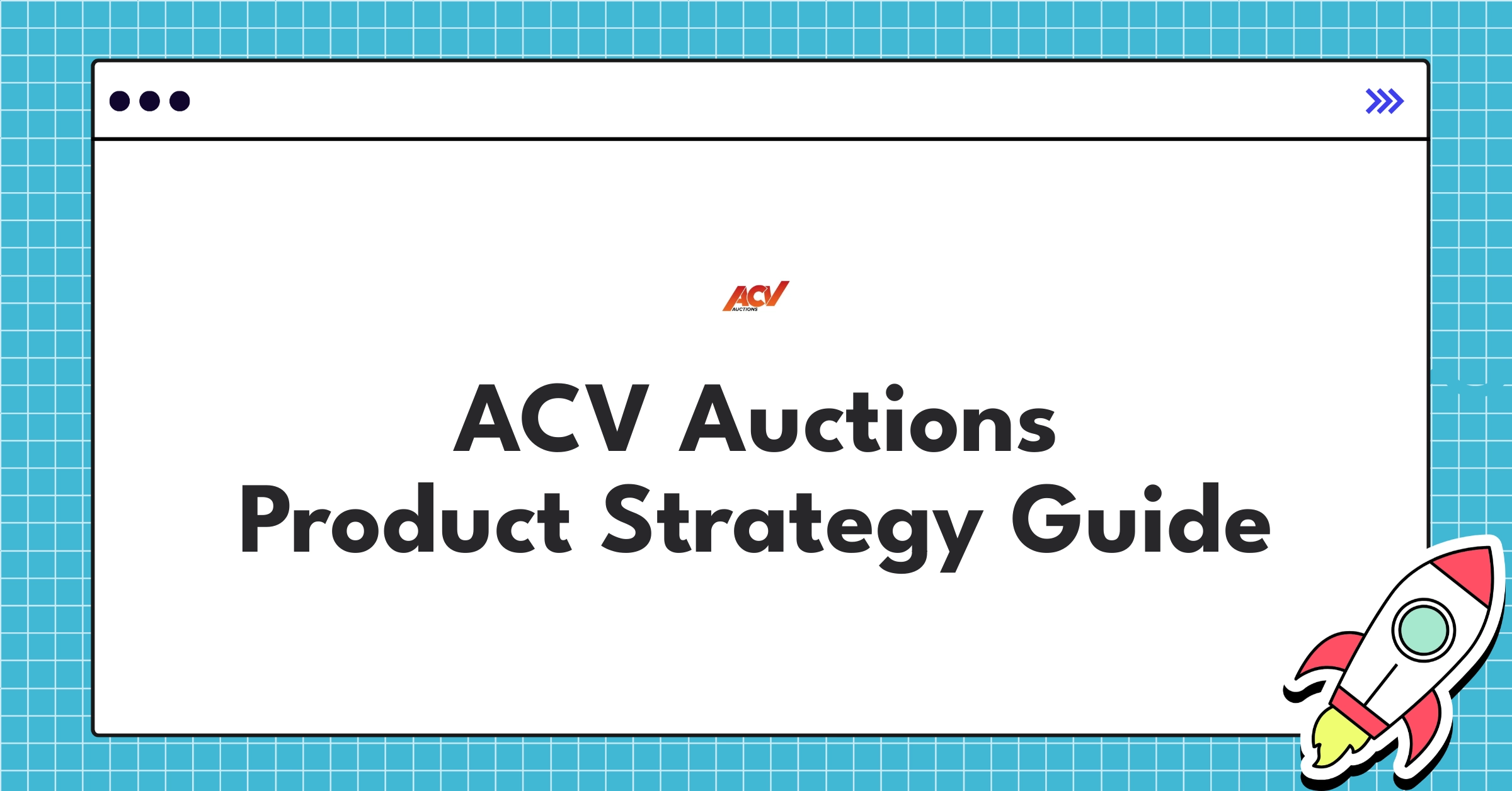ACV Auctions strategic roadmap showcasing data-driven vehicle lifecycle management platform evolution