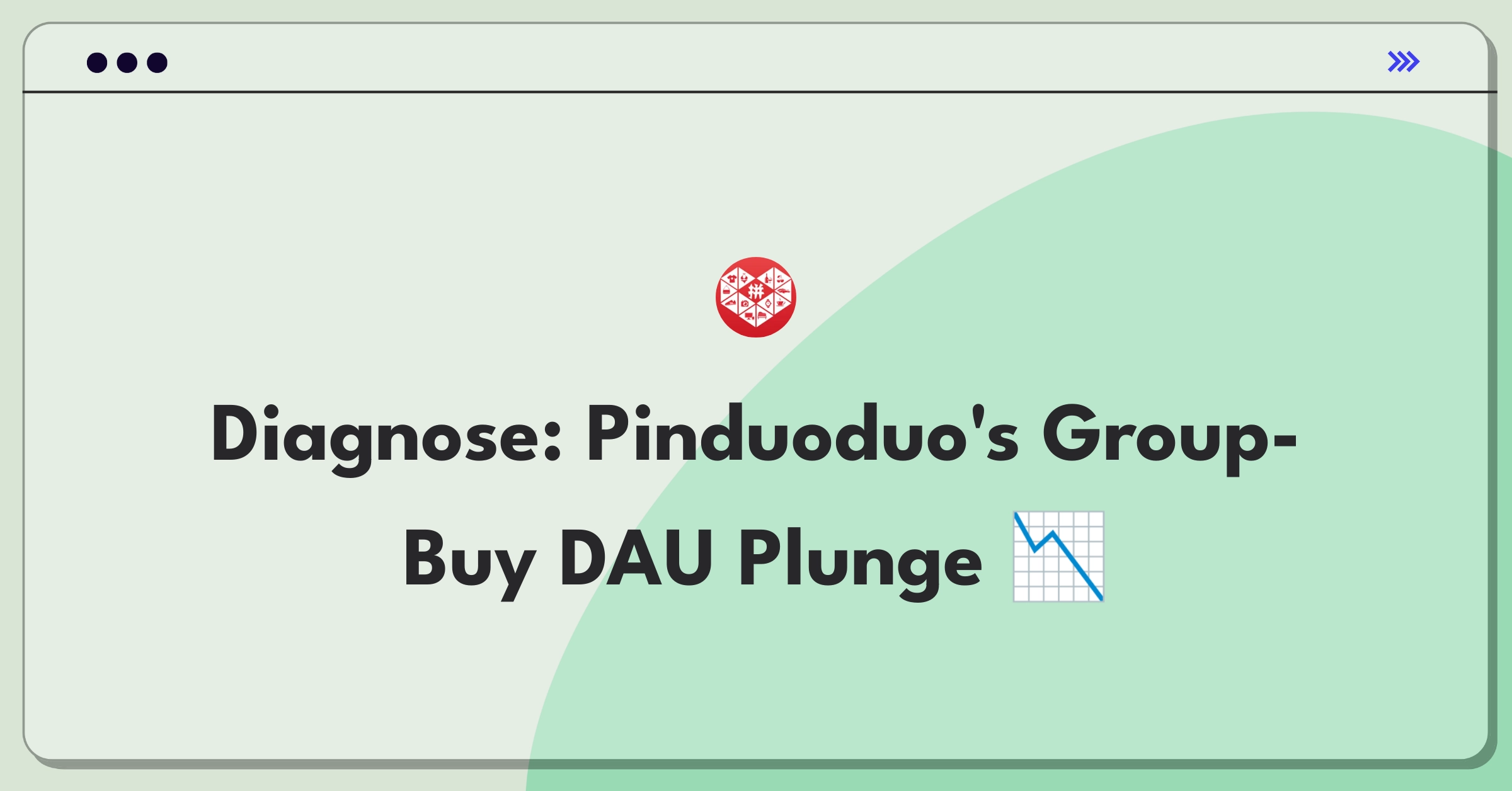 Product Management Root Cause Analysis Question: Investigating sudden drop in Pinduoduo's group-buying feature engagement