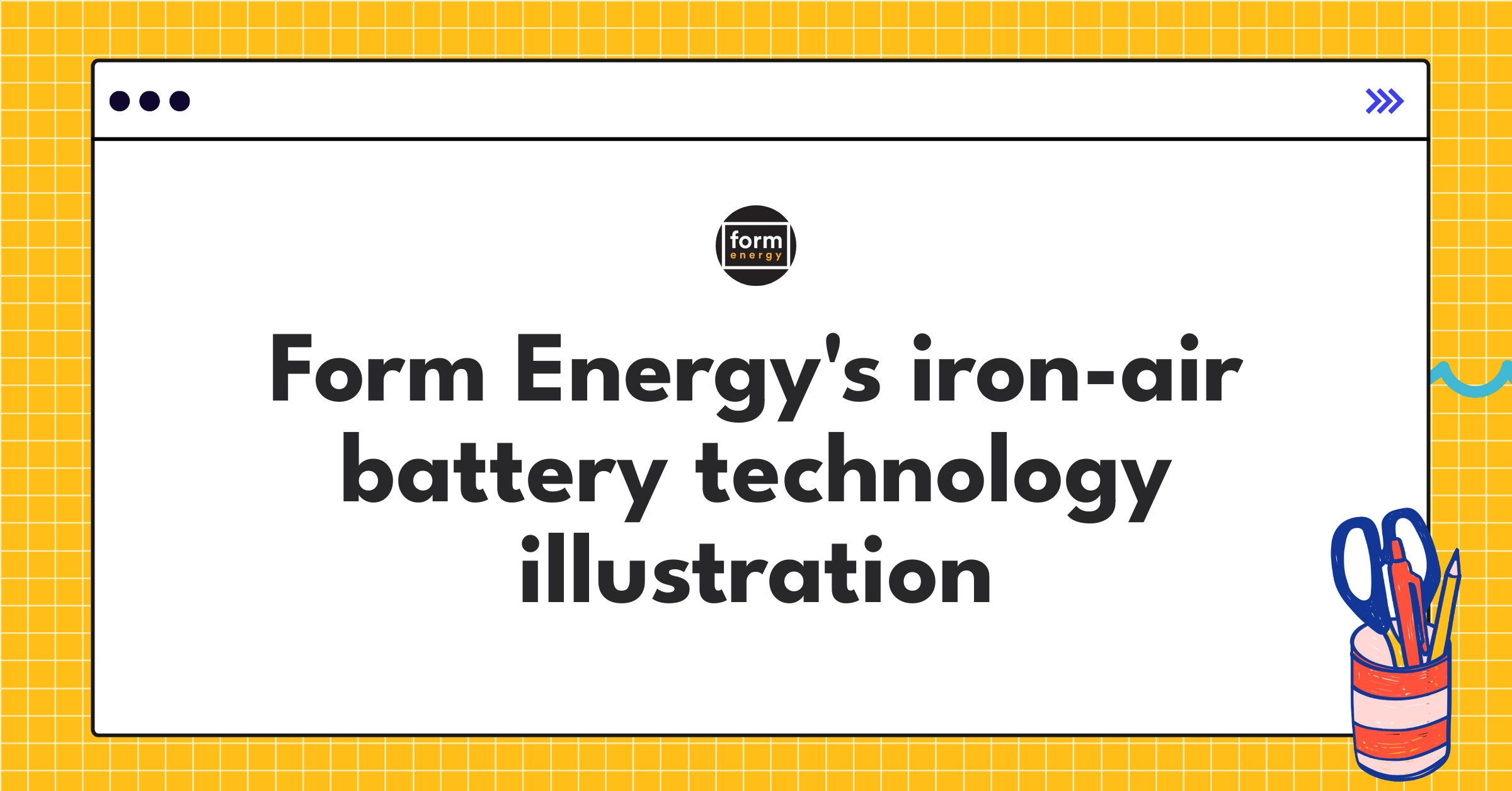 Diagram of Form Energy's innovative iron-air battery for long-duration energy storage