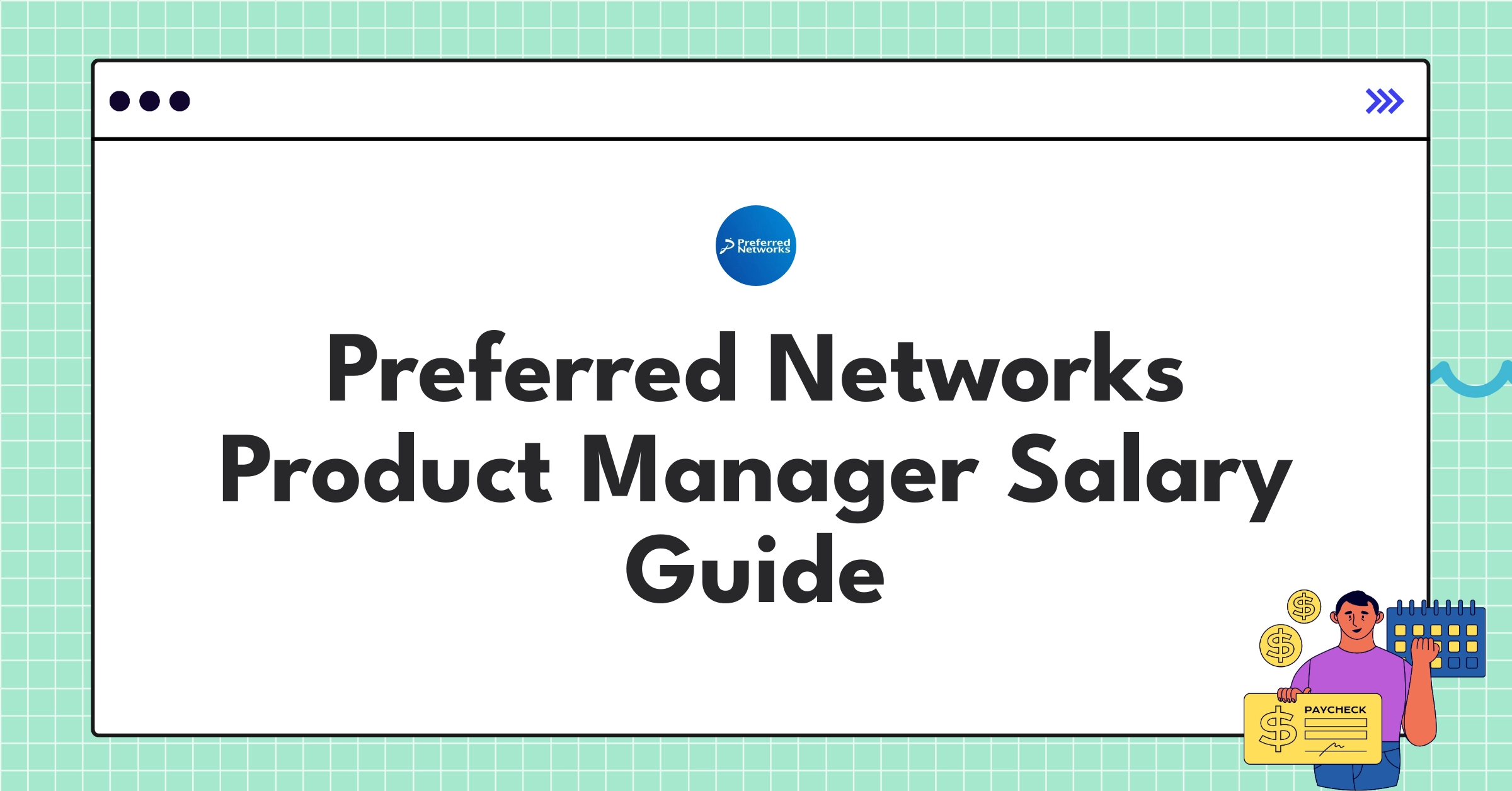 Preferred Networks Product Manager salary components infographic showing base pay, bonuses, and equity