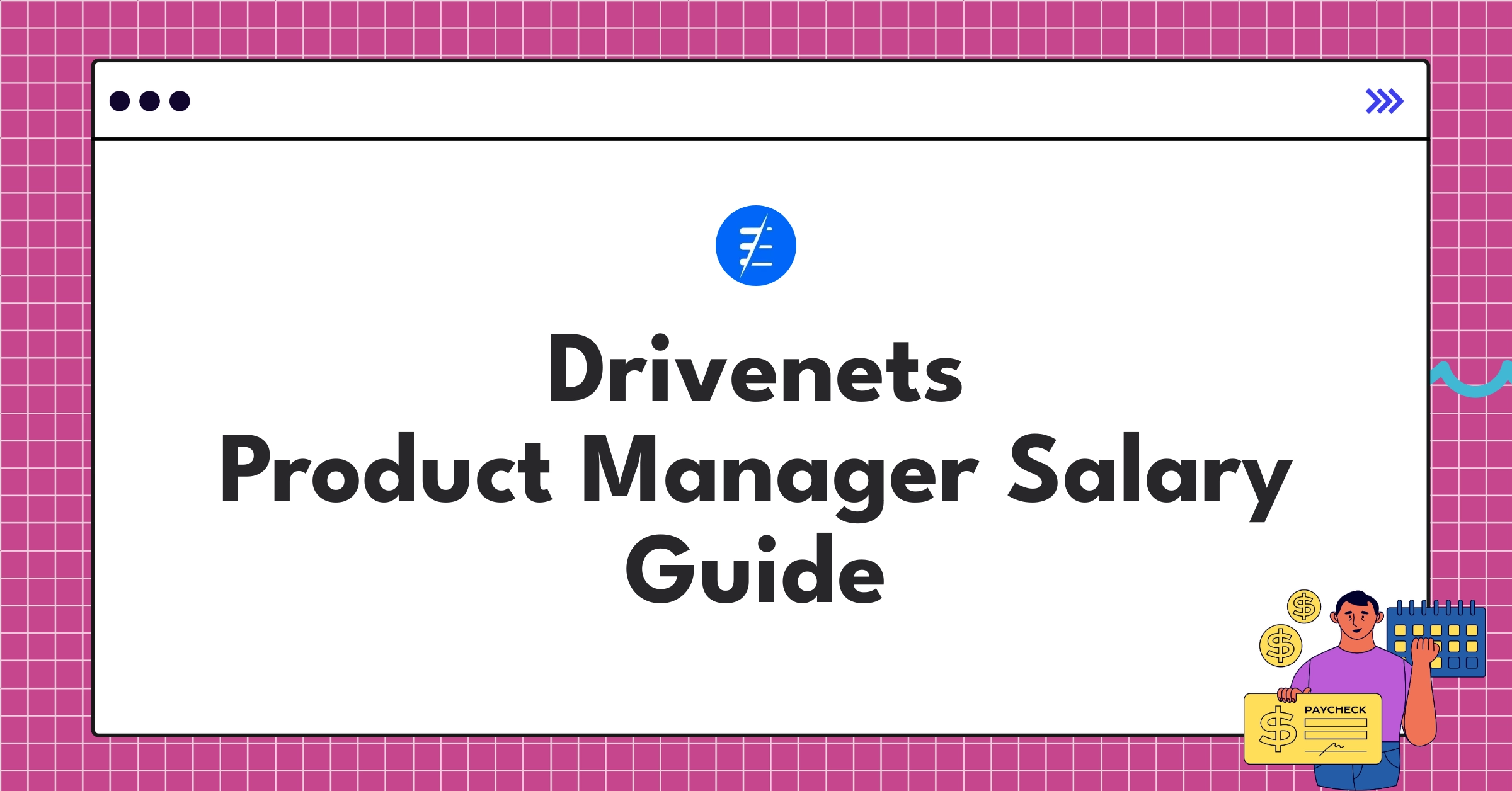 Detailed infographic showing Drivenets product manager salary components and comparison with industry standards