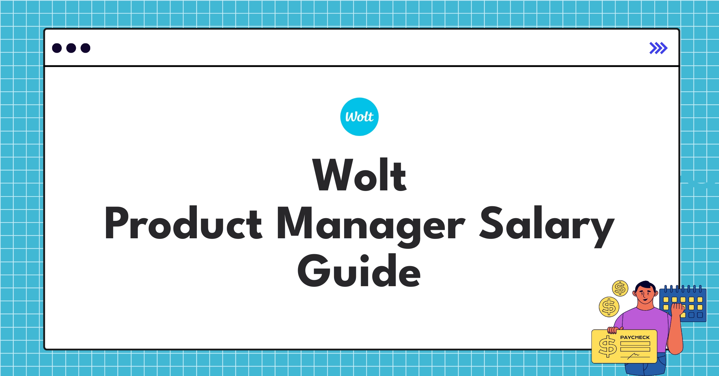 Infographic showing Wolt Product Manager salary components and compensation structure for 2025