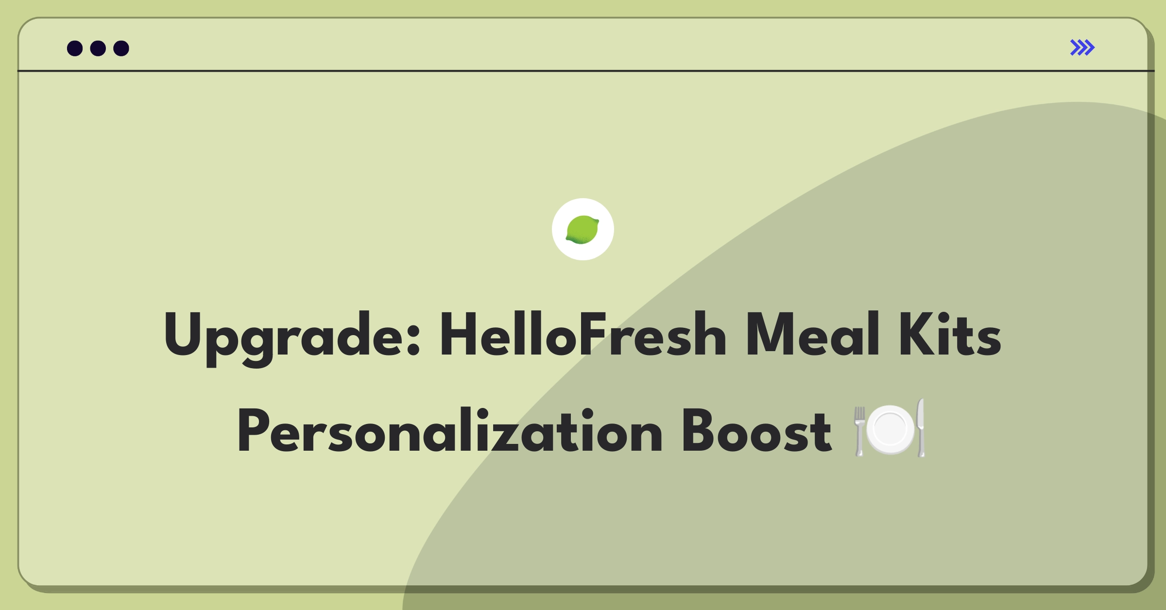 Product Management Improvement Question: HelloFresh meal kit customization options enhancement strategy