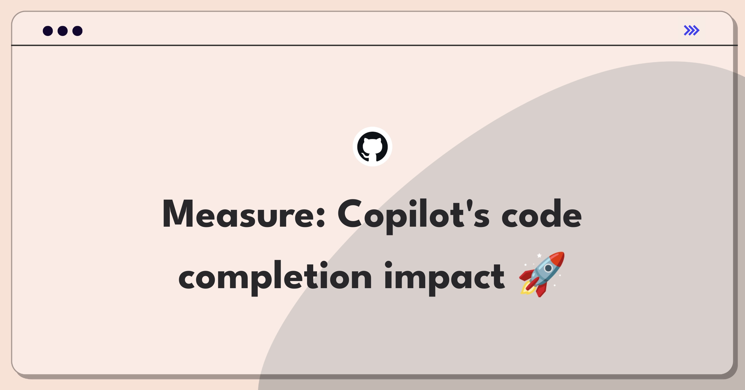 Product Management Analytics Question: Defining success metrics for GitHub's AI-powered code completion tool